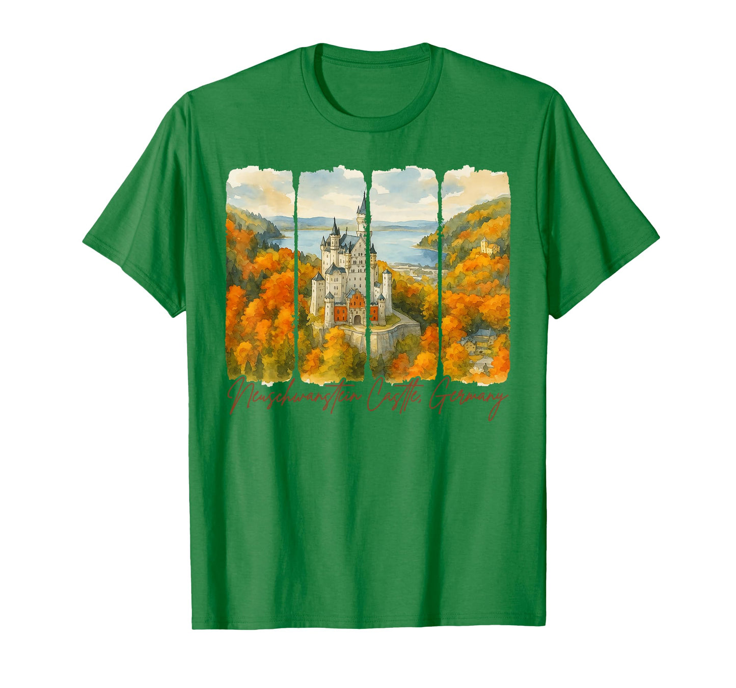 Neuschwanstein Castle Germany Travel Nature Lover Exploring T-Shirt