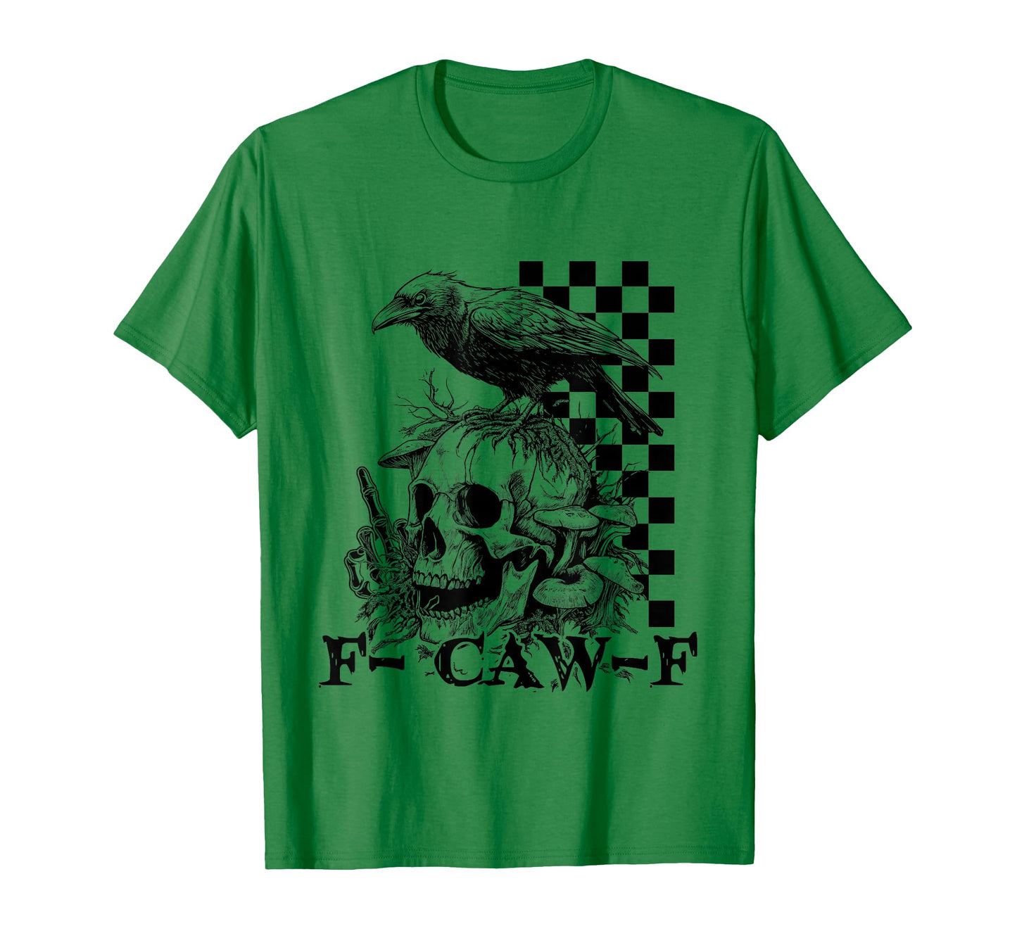 Crow Saying F Caw F T Shirt Women Mens Halloween T-Shirt