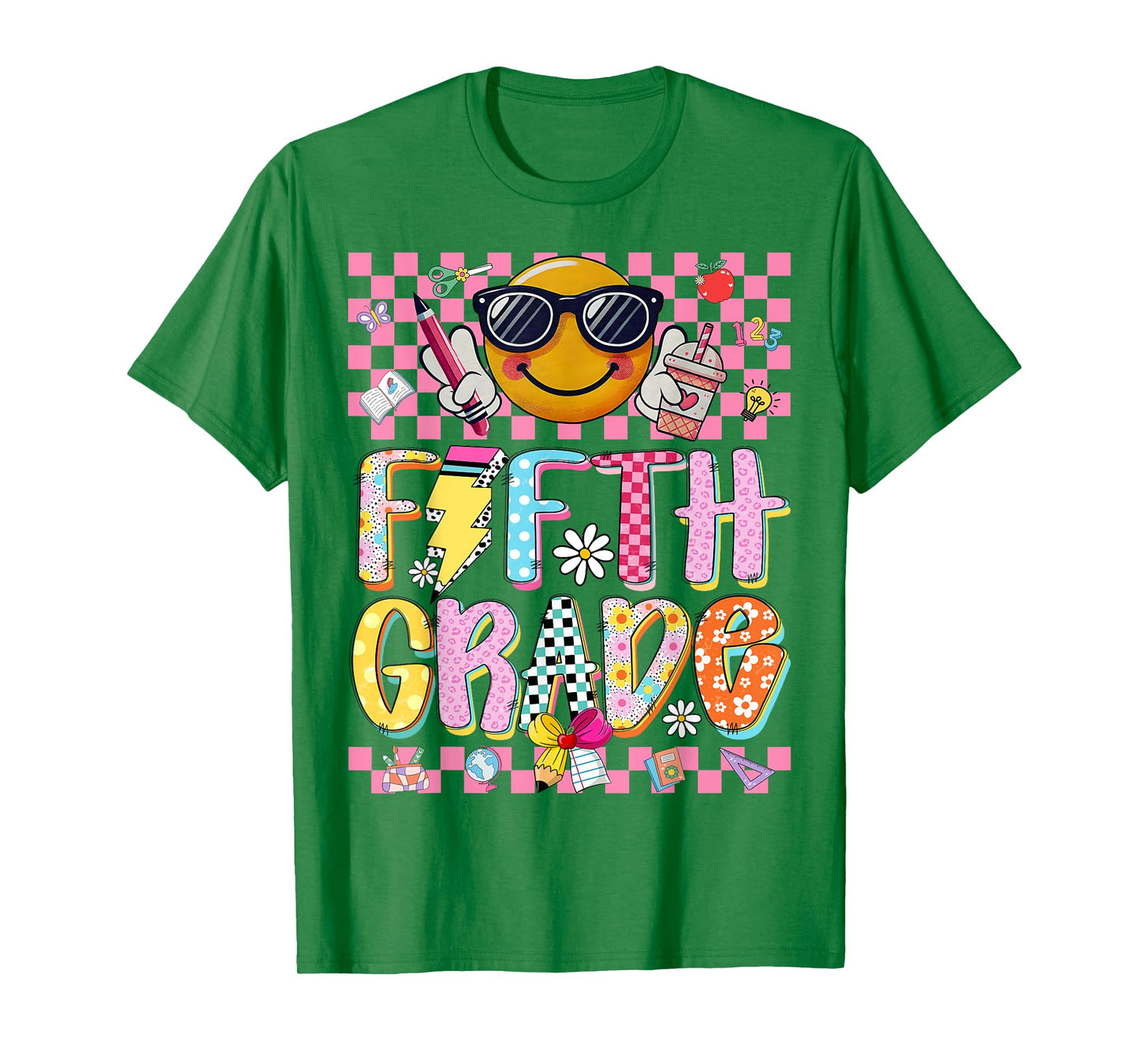Preppy Fifth Grade Teacher First Day Of School 5th Grade Kid T-Shirt