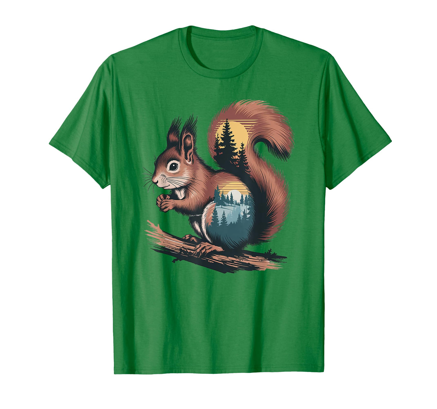 Squirrel Hunting Hiking Outdoor Camping Forest Men Women T-Shirt