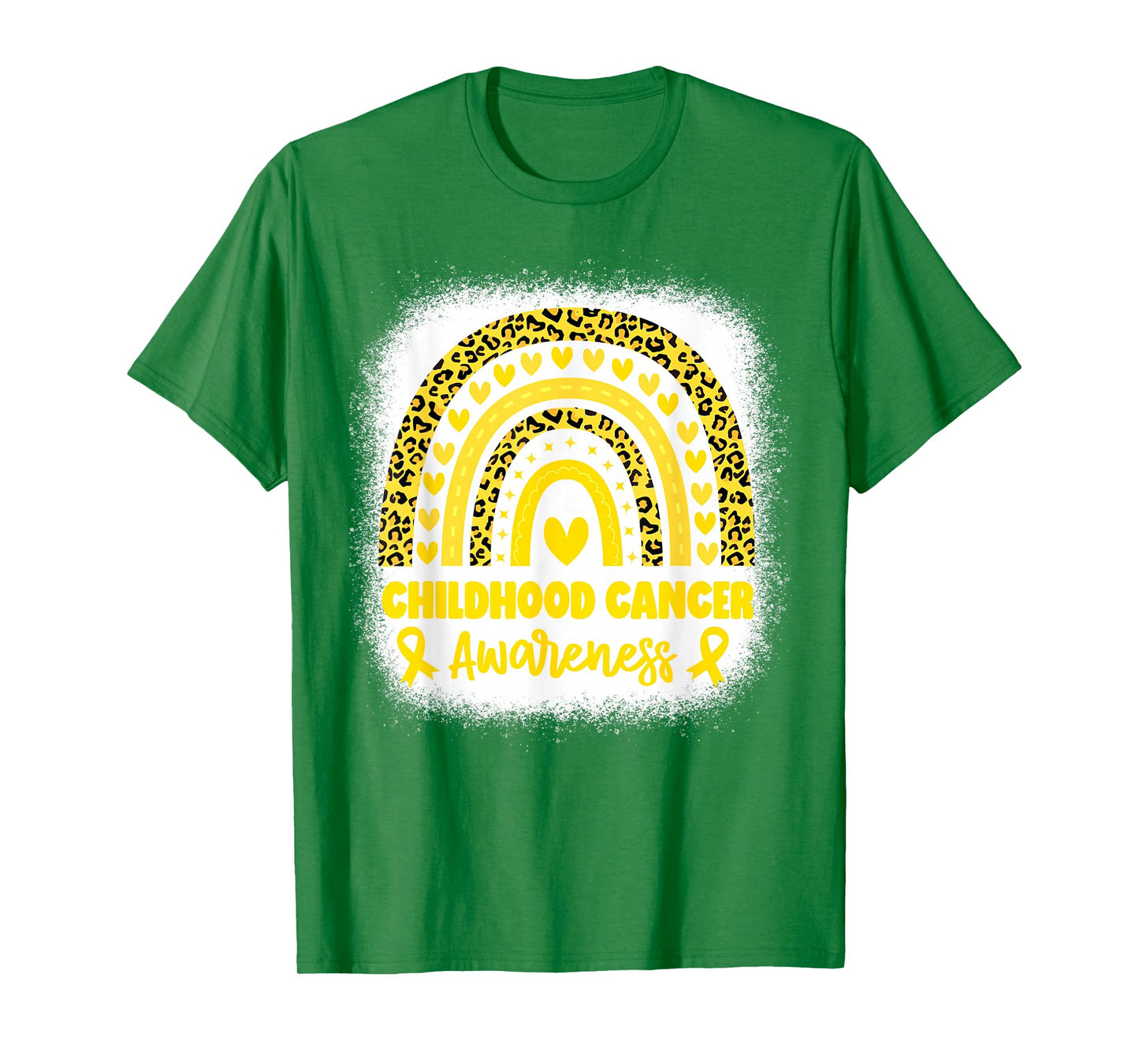 Childhood Cancer awareness Gold Rainbow Childhood Cancer T-Shirt