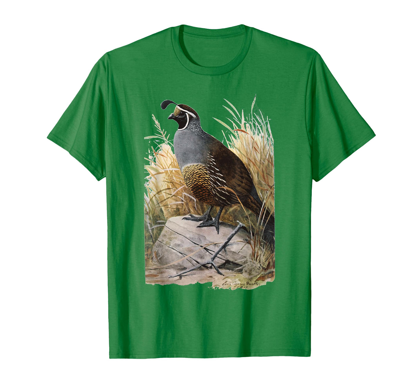 California Quail CA Quail Birder Vintage California Quail T-Shirt