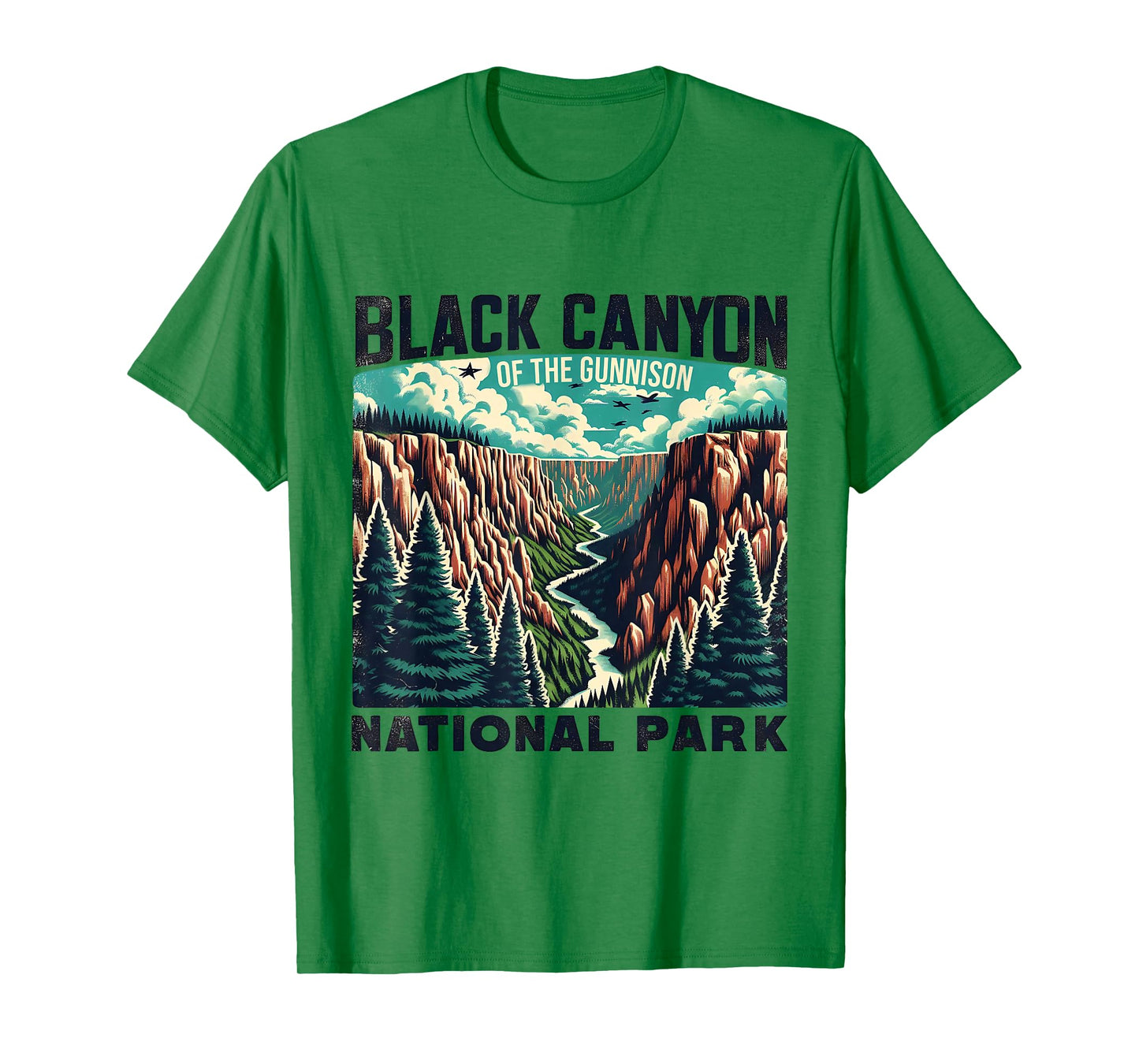 Black Canyon of The Gunnison National Park Hiking Tee T-Shirt