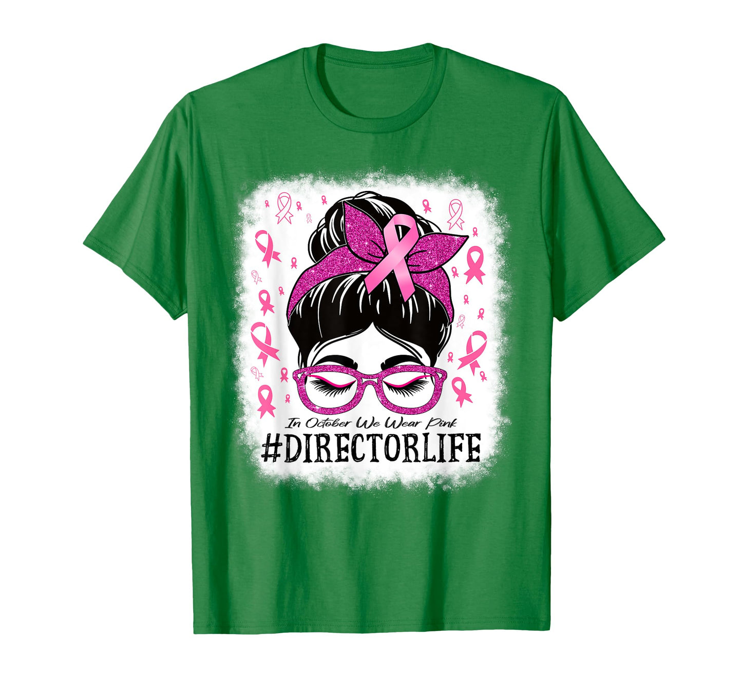 Director In October We Wear Pink Breast Cancer Awareness T-Shirt