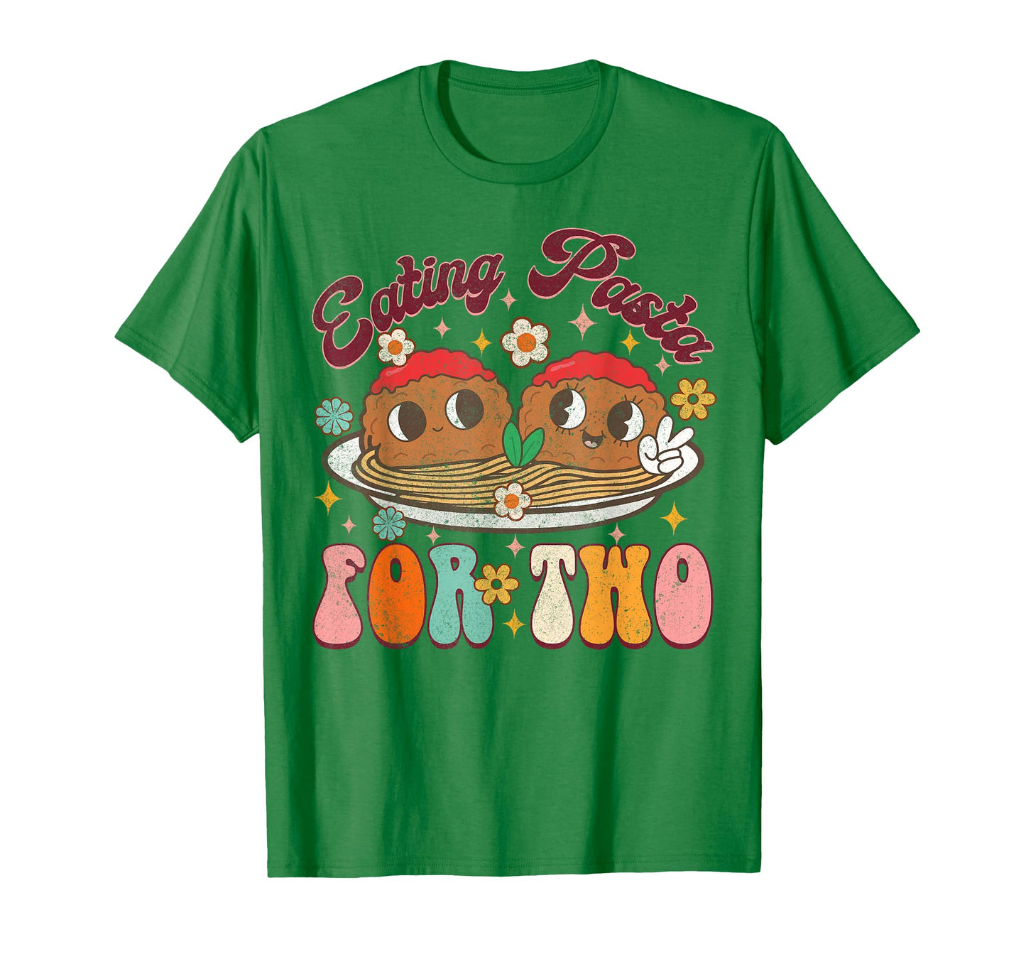 Eating Pasta For Two Pregnancy Announcement Baby Shower T-Shirt