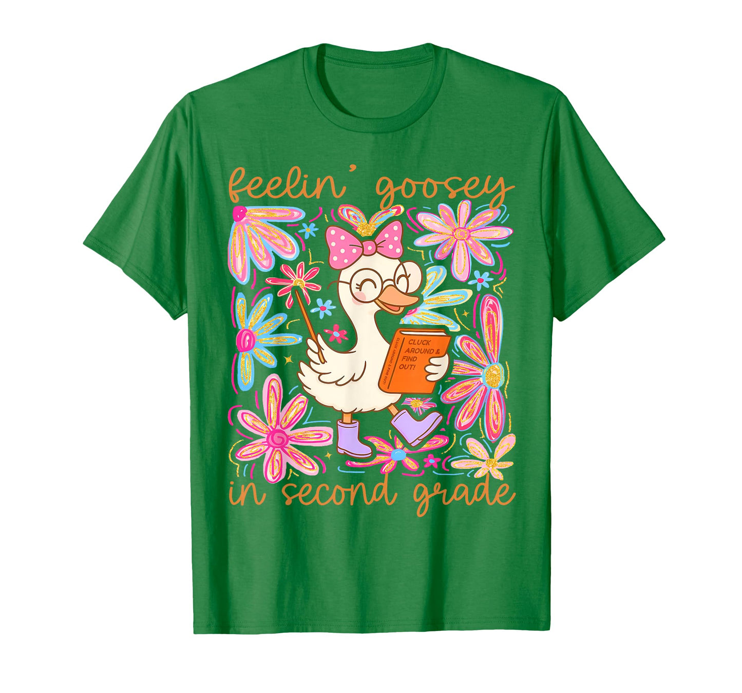 Feeling Goosey In Second Grade Goose Teacher Back To School T-Shirt