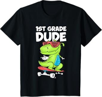 1st Grade Dude Shirt First Grade Boy Girl Back To School T-Shirt