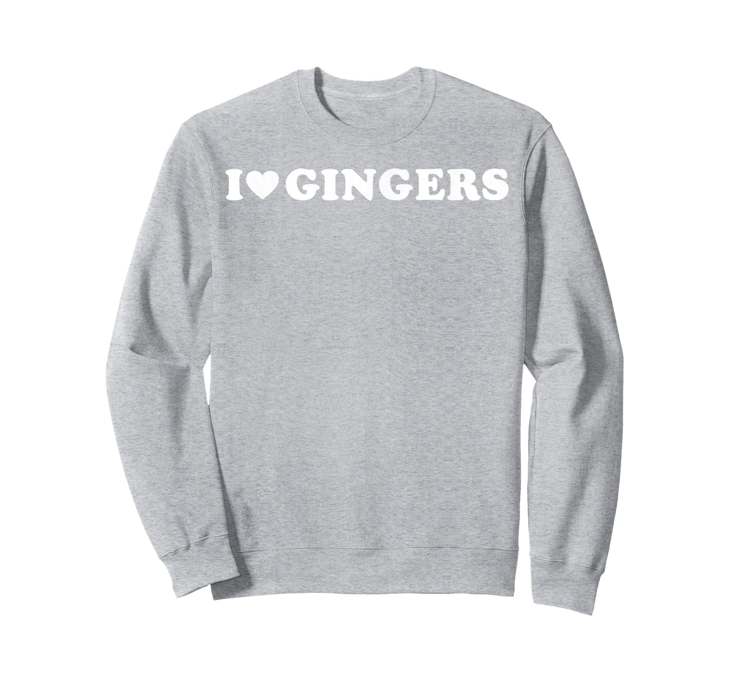 I Love Gingers Funny St Patrick's Day Dibs on The Ginger T-Shirt - Sweatshirt | Ash
