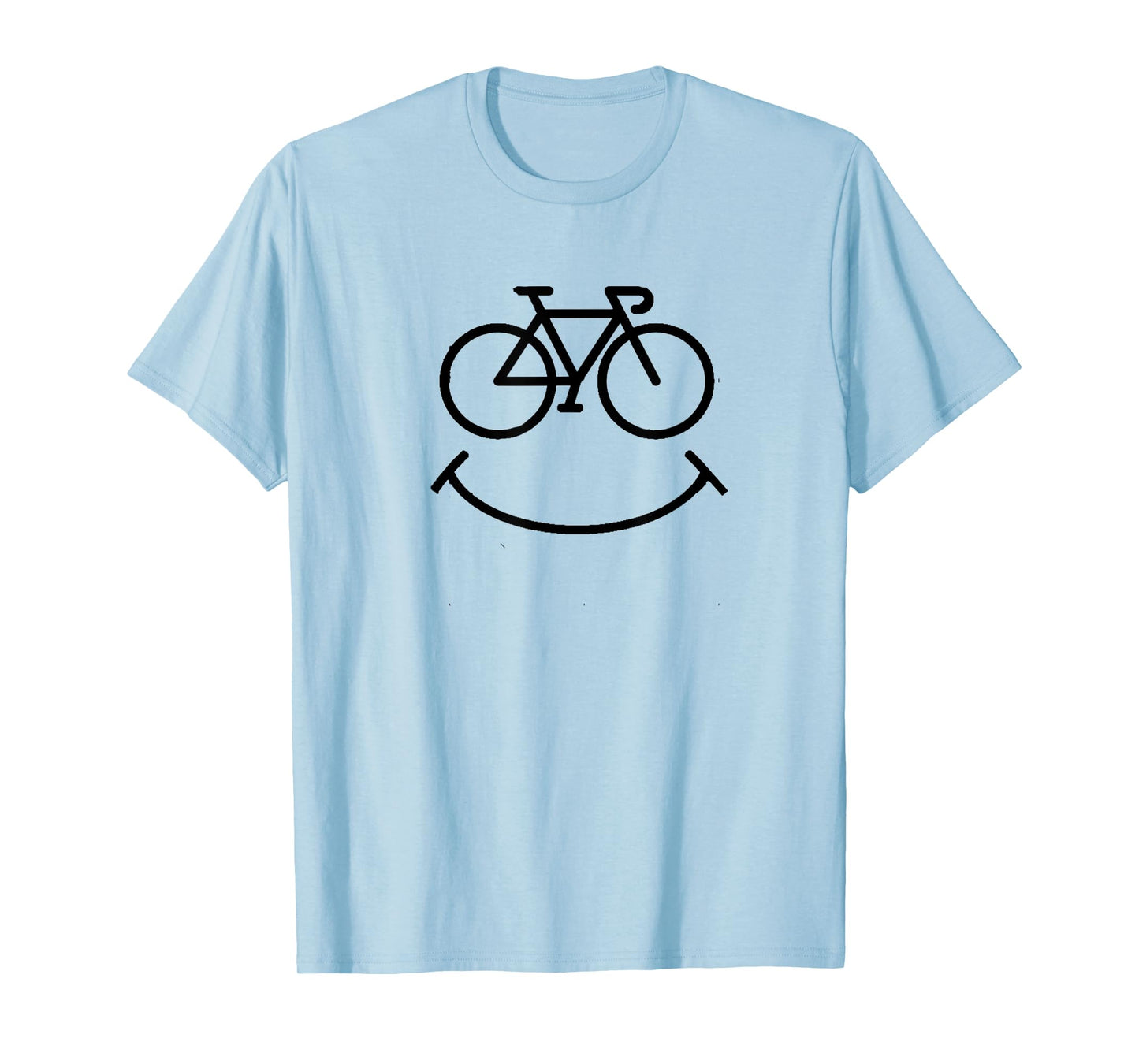 Funny Bicycle Smile for Cycling Fans Road Bike T-Shirt