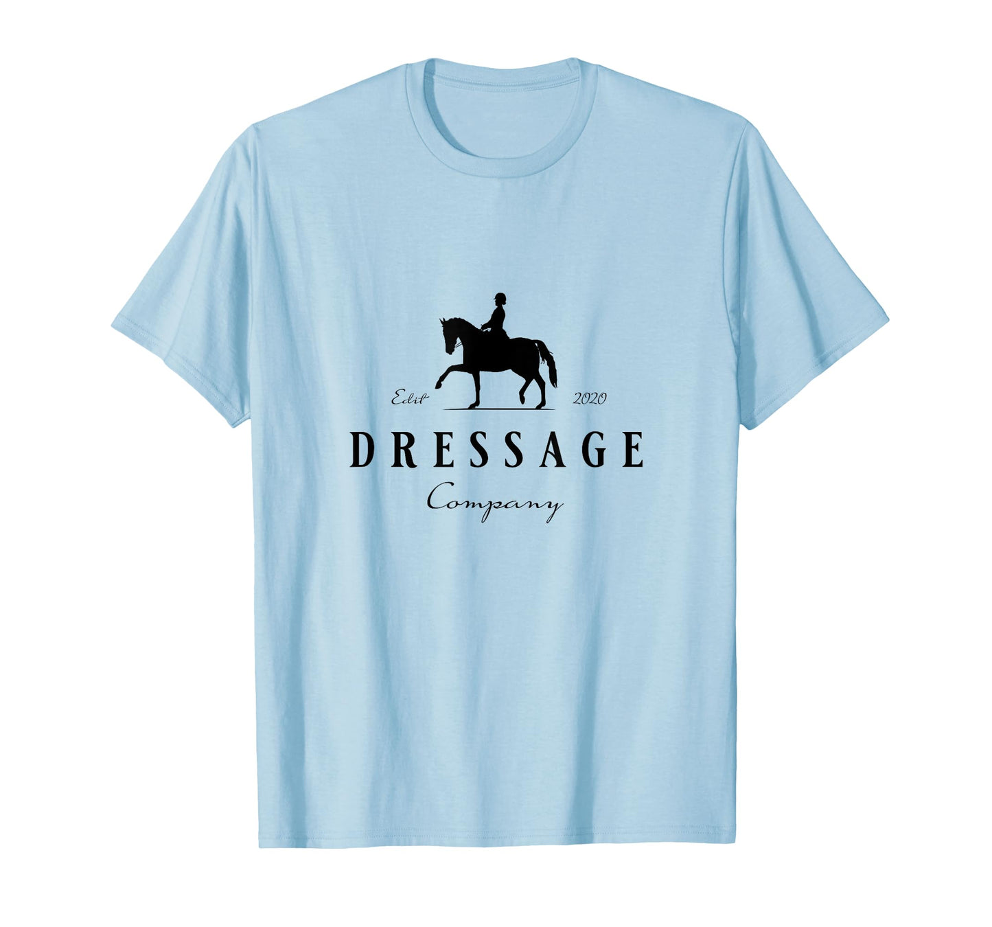 Dressur Pferd mit Dressurreiterin - Dressage Grey Horse Dressage Rider T-Shirt
