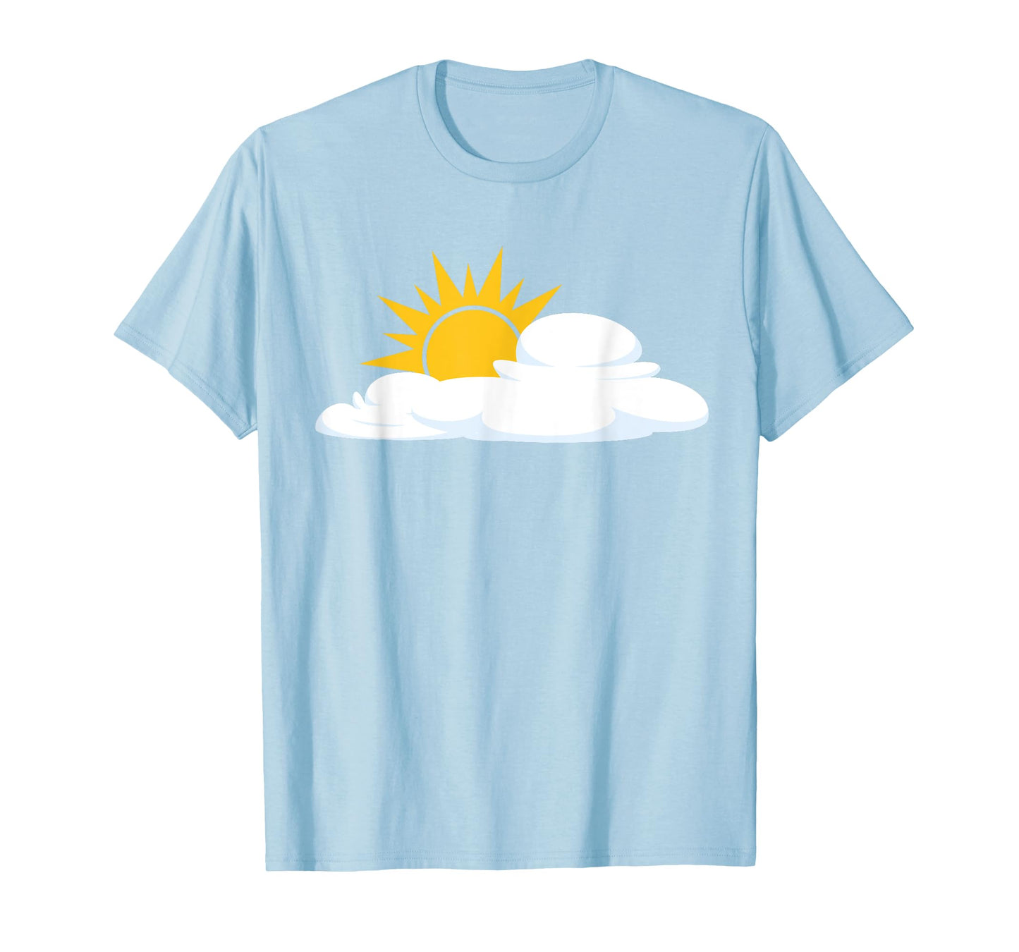 White Cloud With Sunshine Men Women Kids T-Shirt