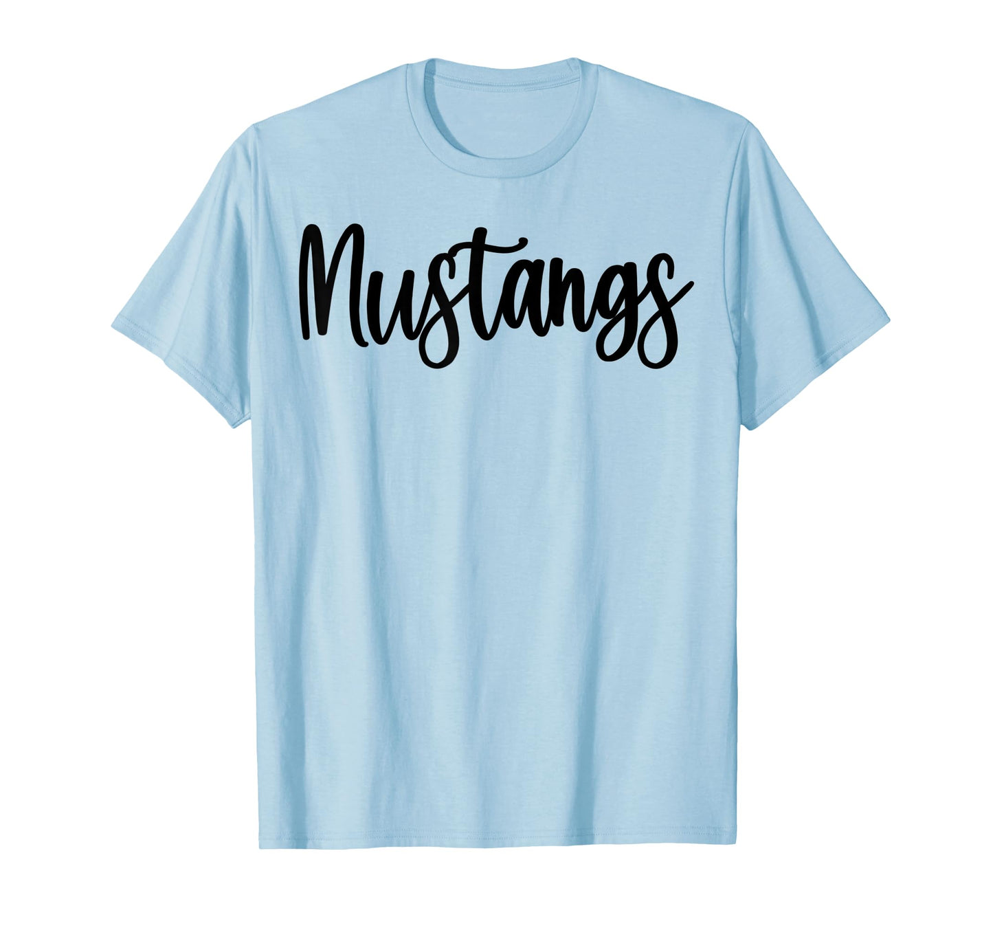 Mustangs School Spirit Team Mascot Game Night T-Shirt