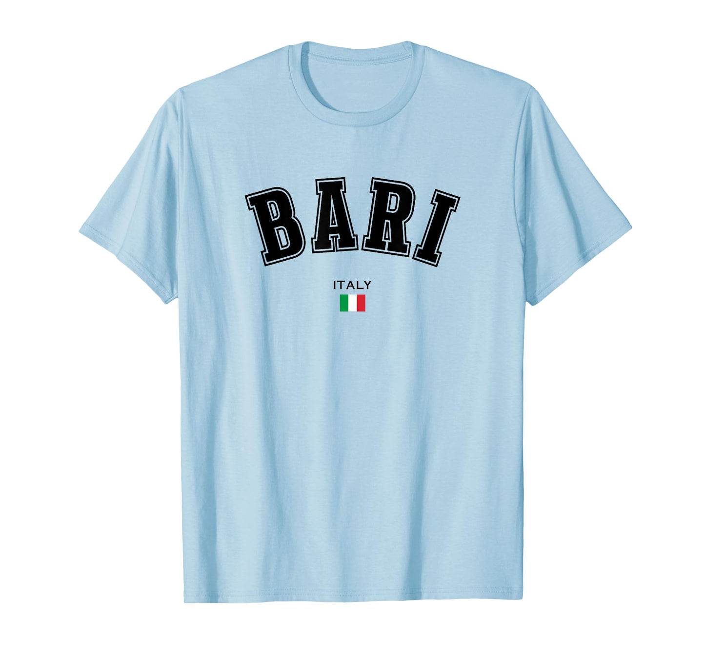 Bari Italian Flag Souvenir Italy Travel City Trip T-Shirt