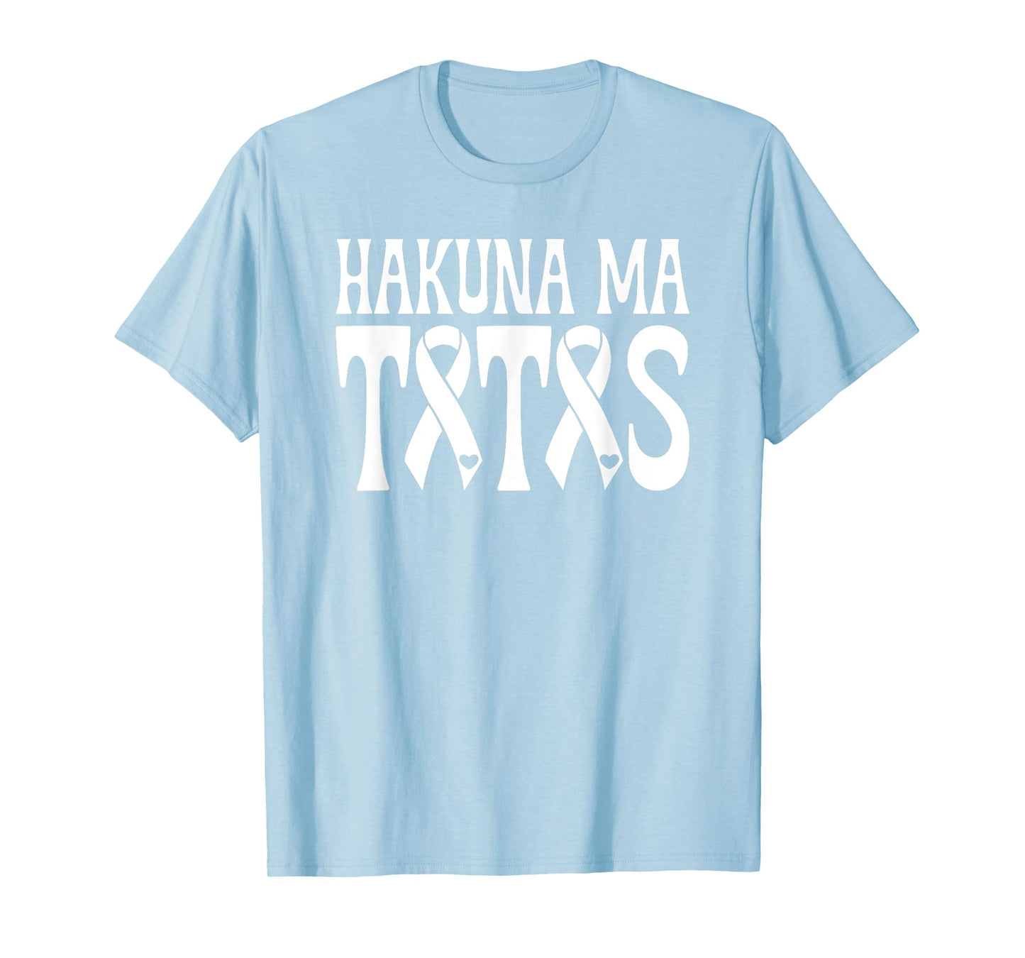 Hakuna Ma Tatas Breast Cancer Awareness Support Pink Ribbon T-Shirt