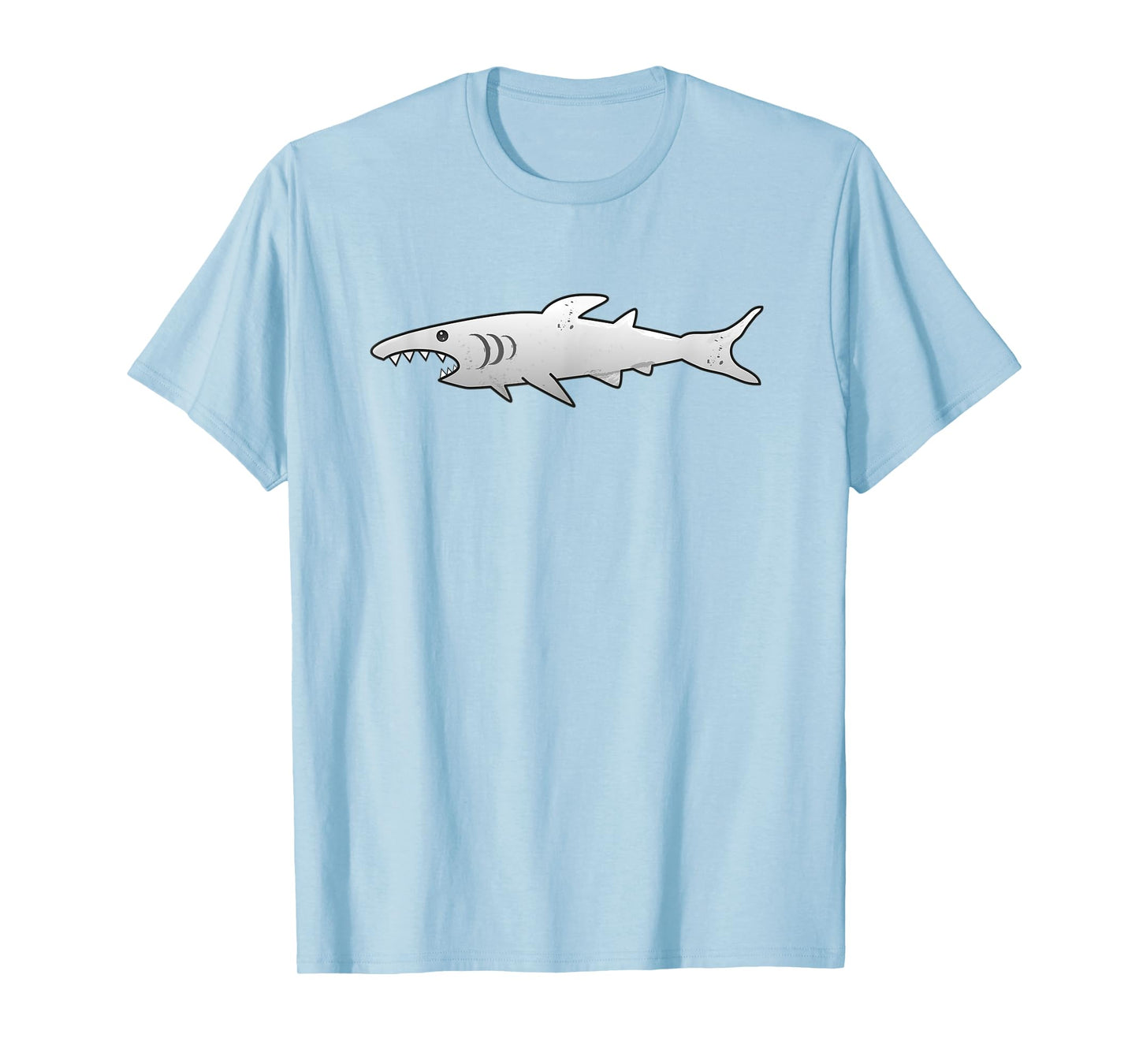 Funny Shark T-Shirt Cartoon Gift Diver Fishes Underwater Tee T-Shirt