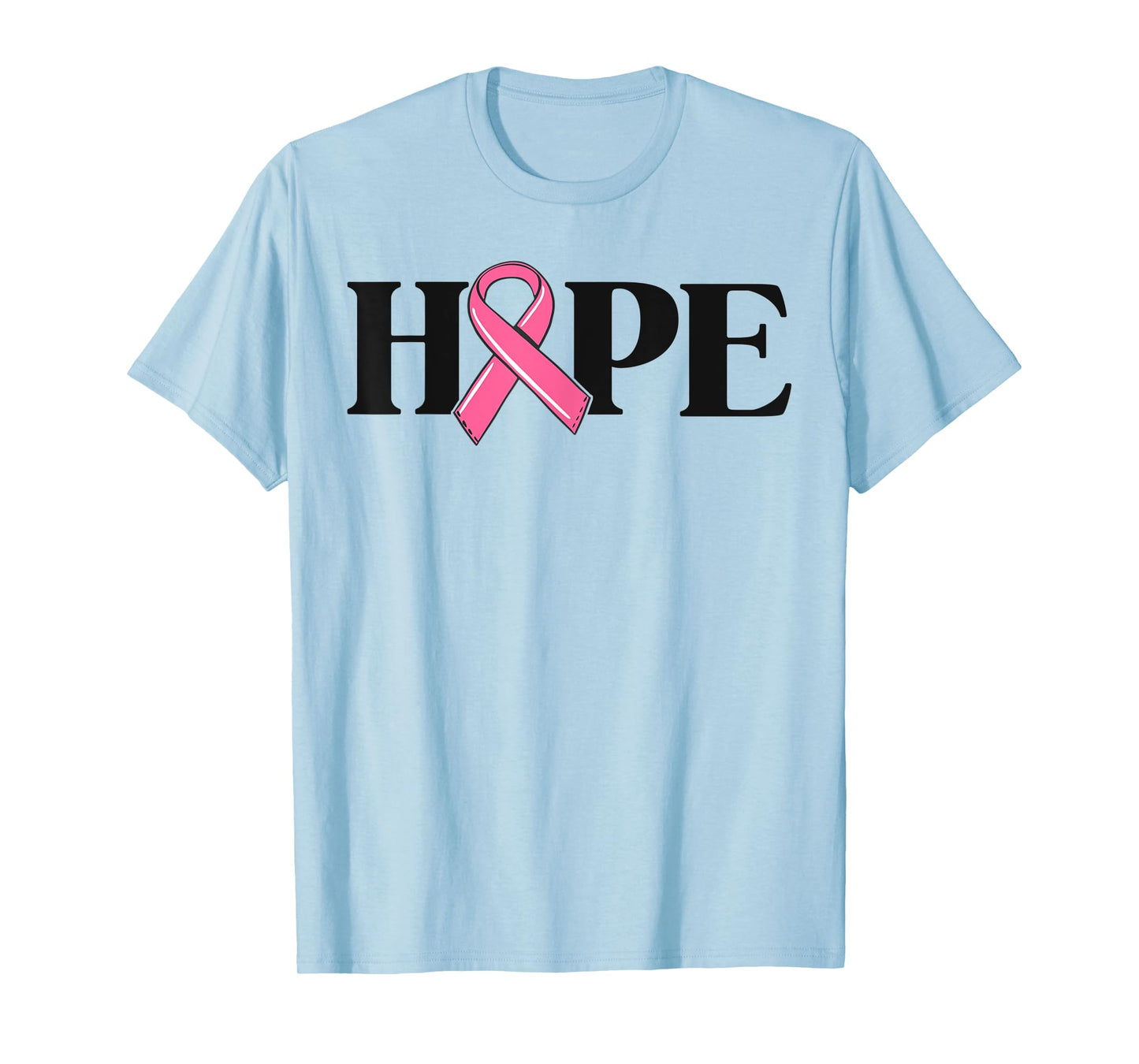 Hope Breast Cancer Shirts For Women Gift Ribbon Awareness T-Shirt