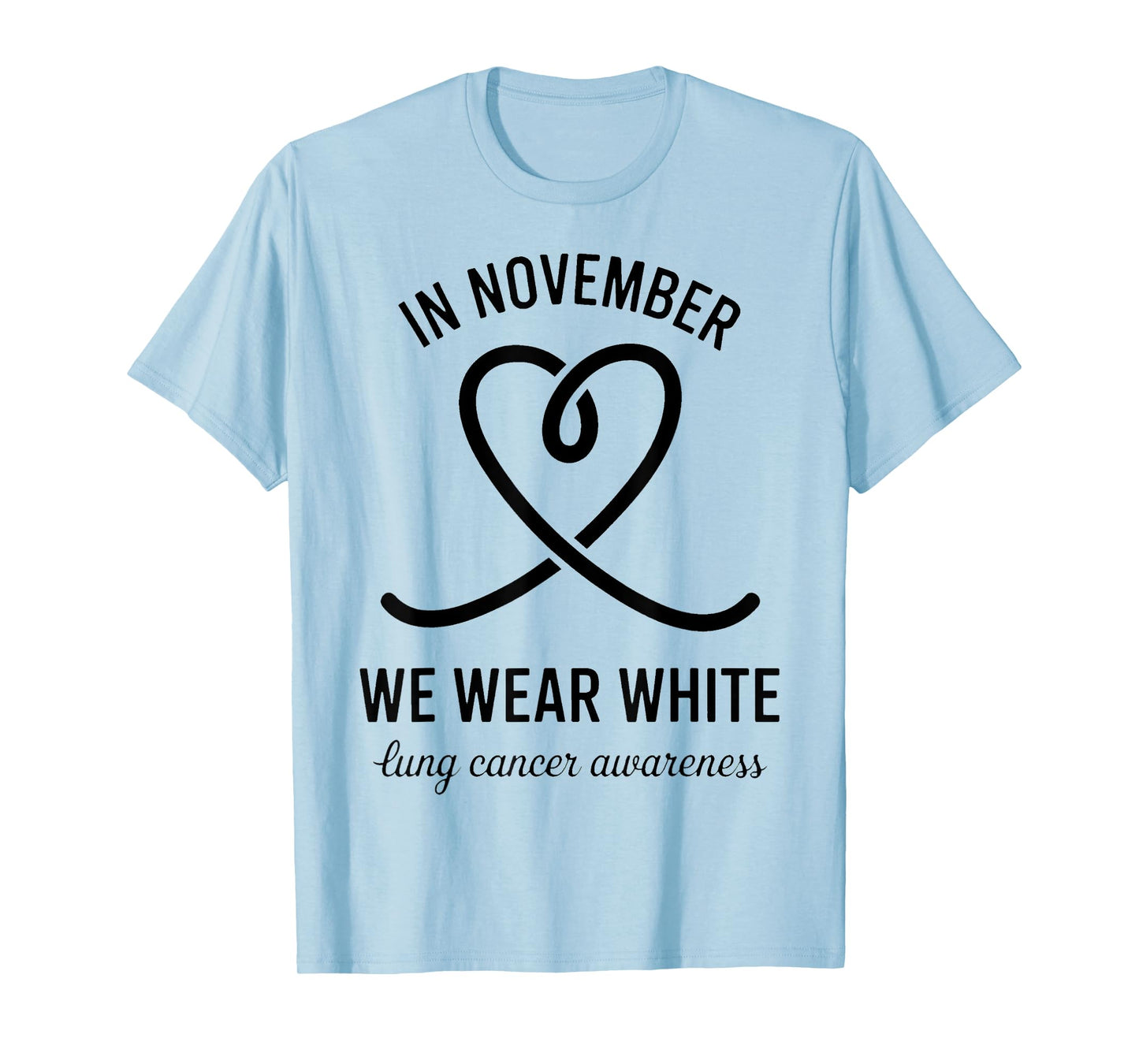 Lung Cancer Ribbon Shirt Lung Cancer Warrior Survivor Fight T-Shirt