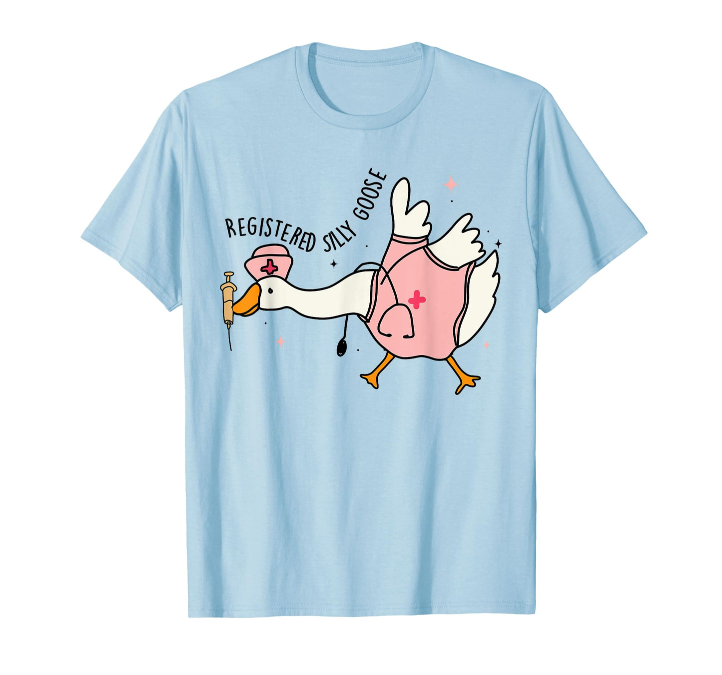 Funny Registered Silly Goose Nurse Week 2025 Nursing School T-Shirt