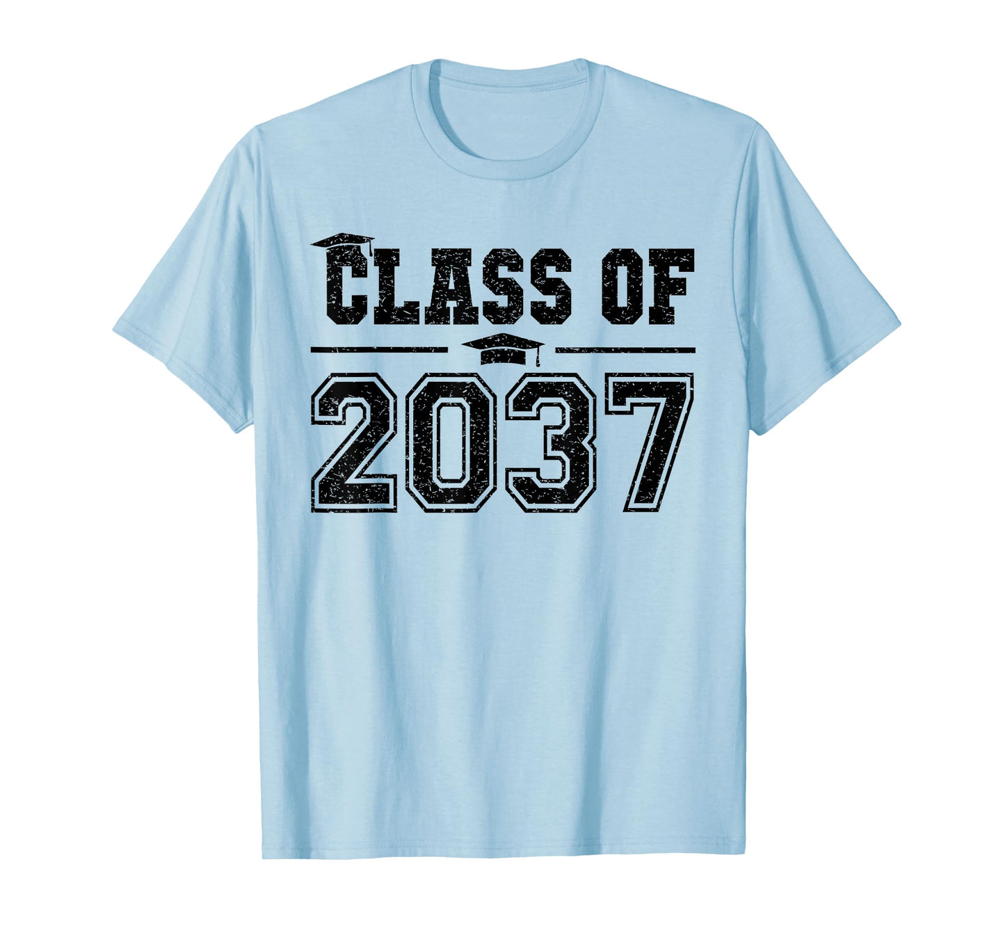 Class of 2037 Grow With Me Graduation First Day of School T-Shirt