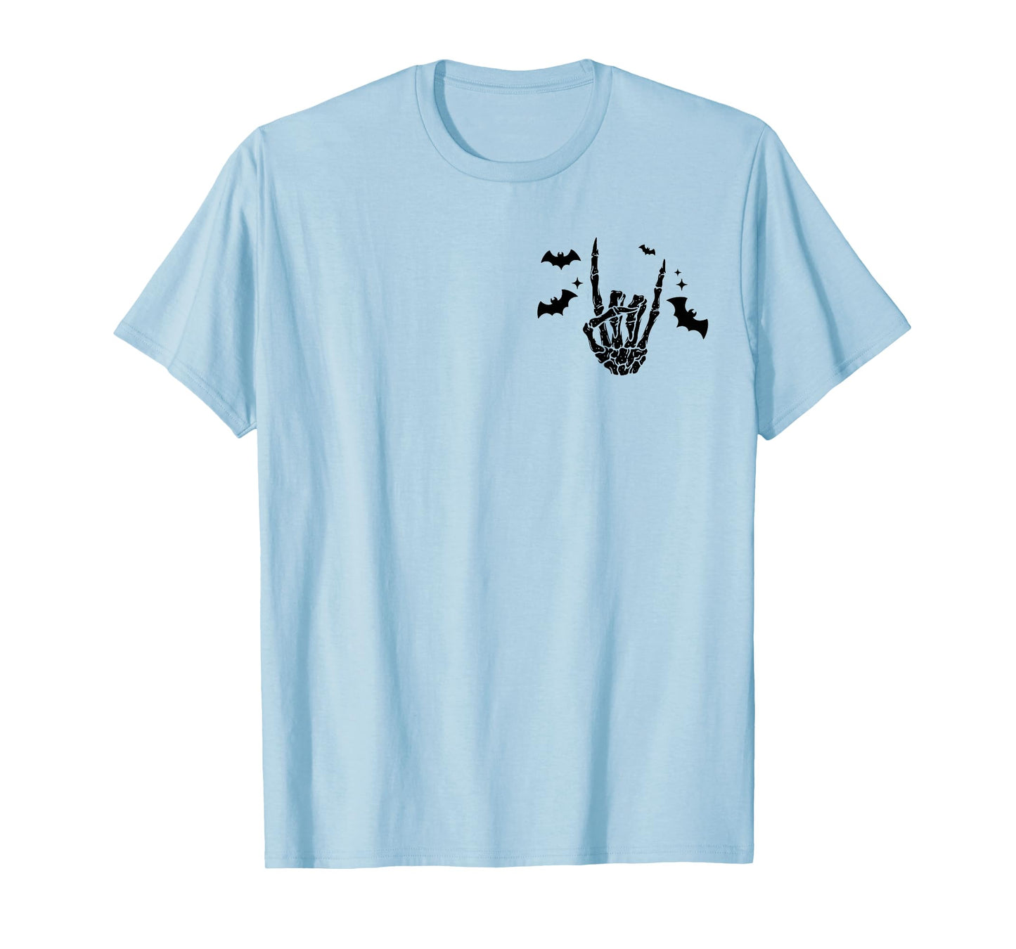 (2 Sided) Just A Little Ray of Pitch Black Skeleton T-Shirt