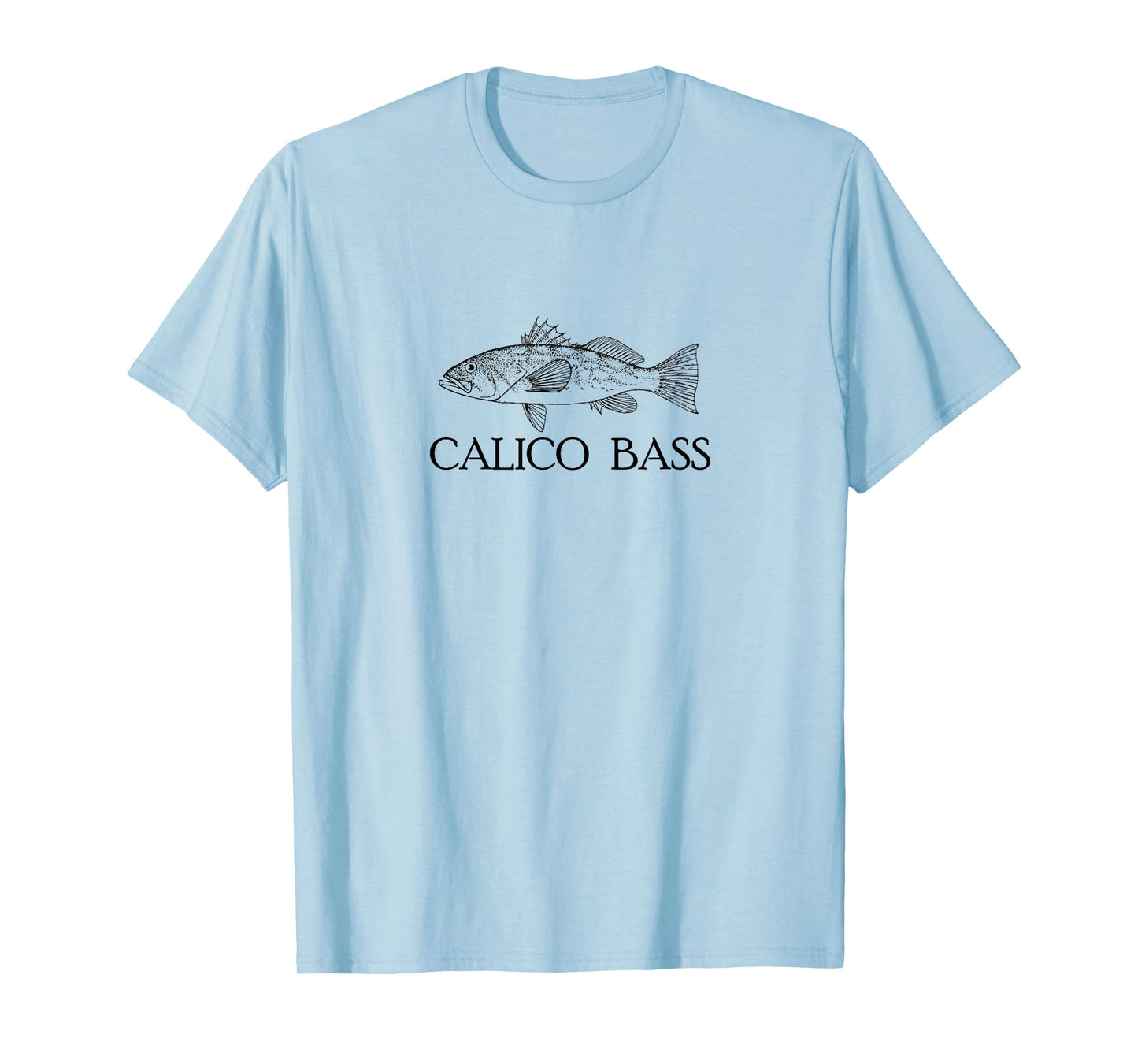 Calico Bass Design T-Shirt