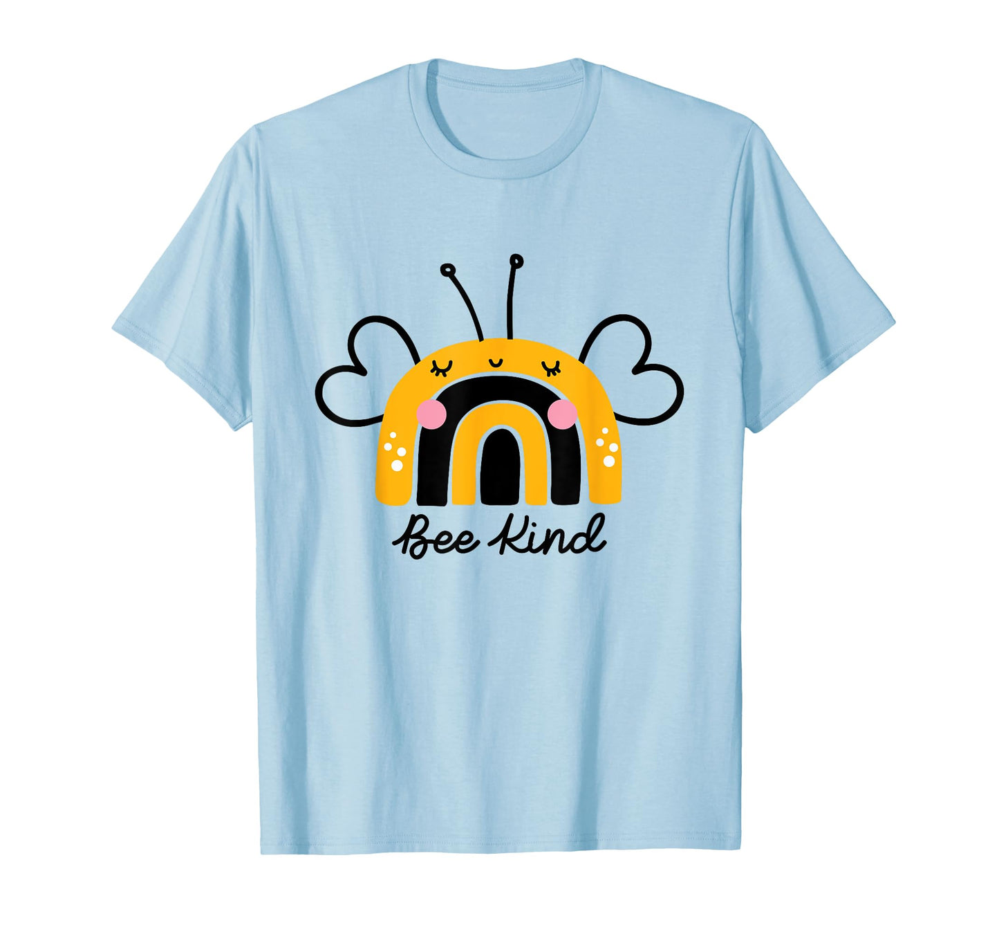 Bee Kind Rainbow Honey Bumble Bee Kindness Women Kids T-Shirt