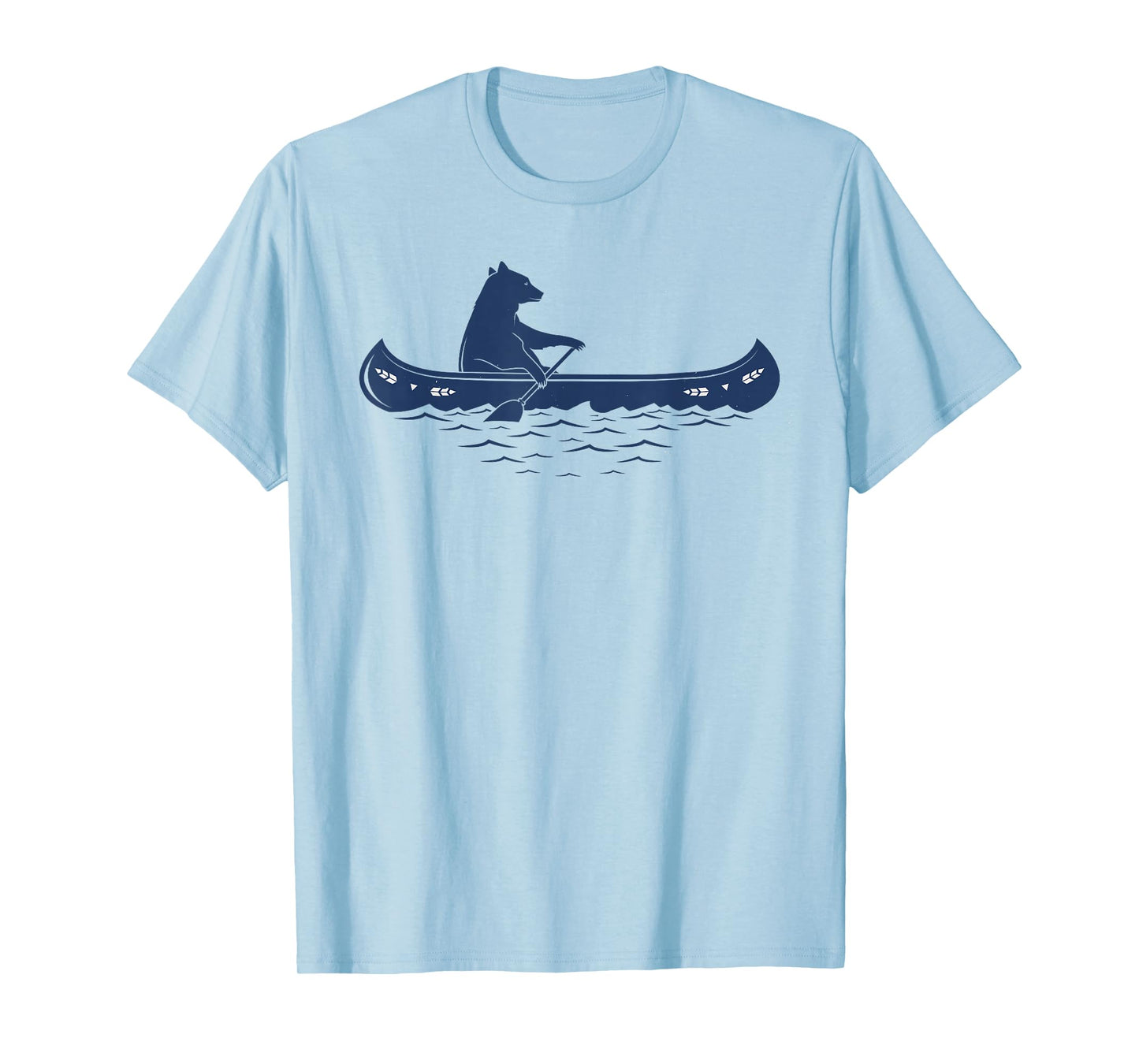 Bear In Canoe Sketch T-Shirt