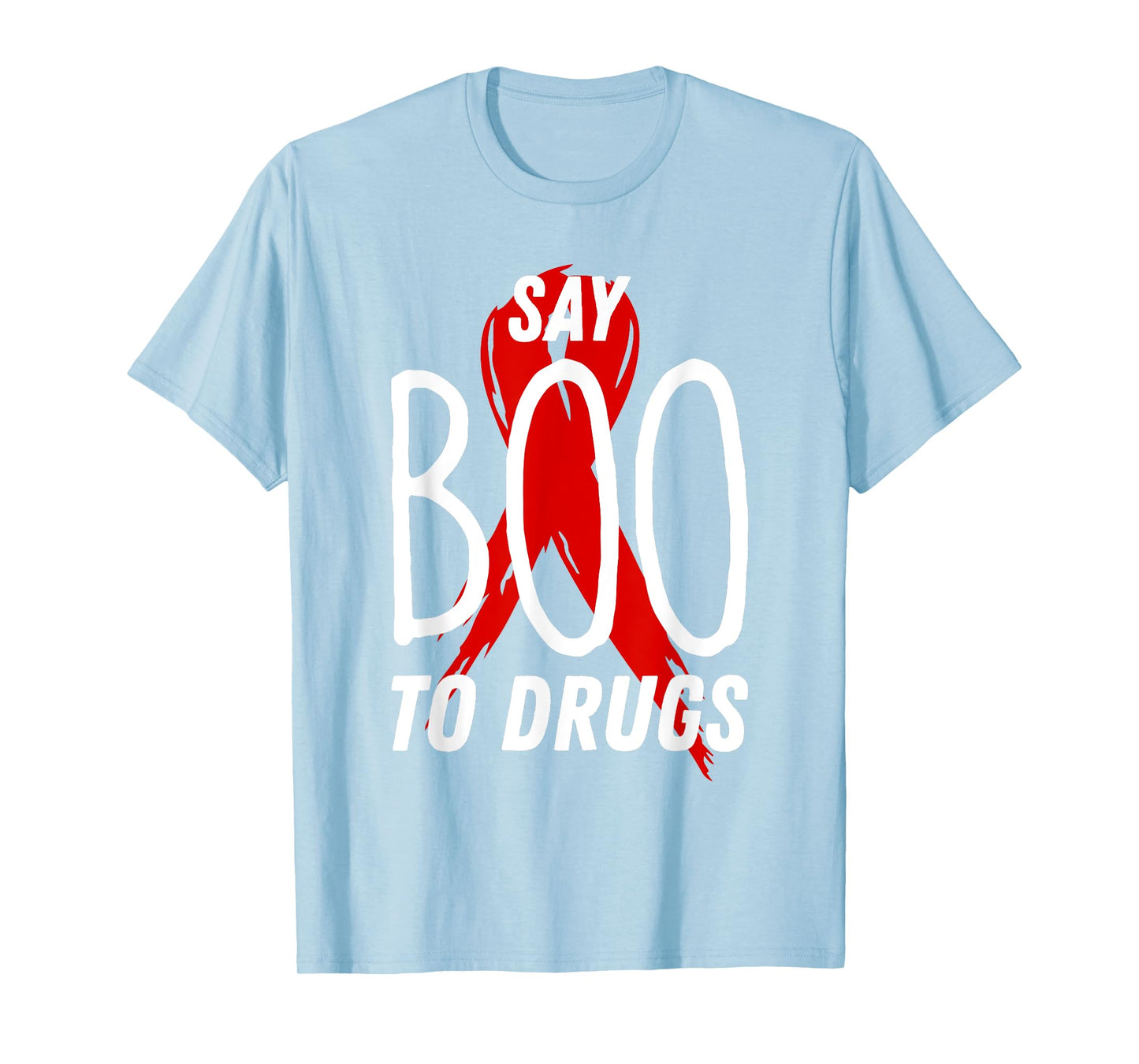 Red Ribbon Week Say BOO To Say Yes To Halloween T-Shirt