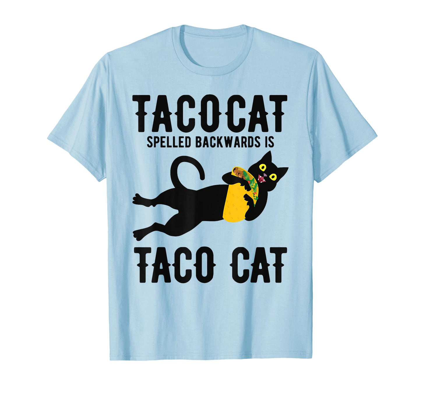 Funny Taco Cat Tshirt Boys Girls Cinco De Mayo Taco Tuesday T-Shirt
