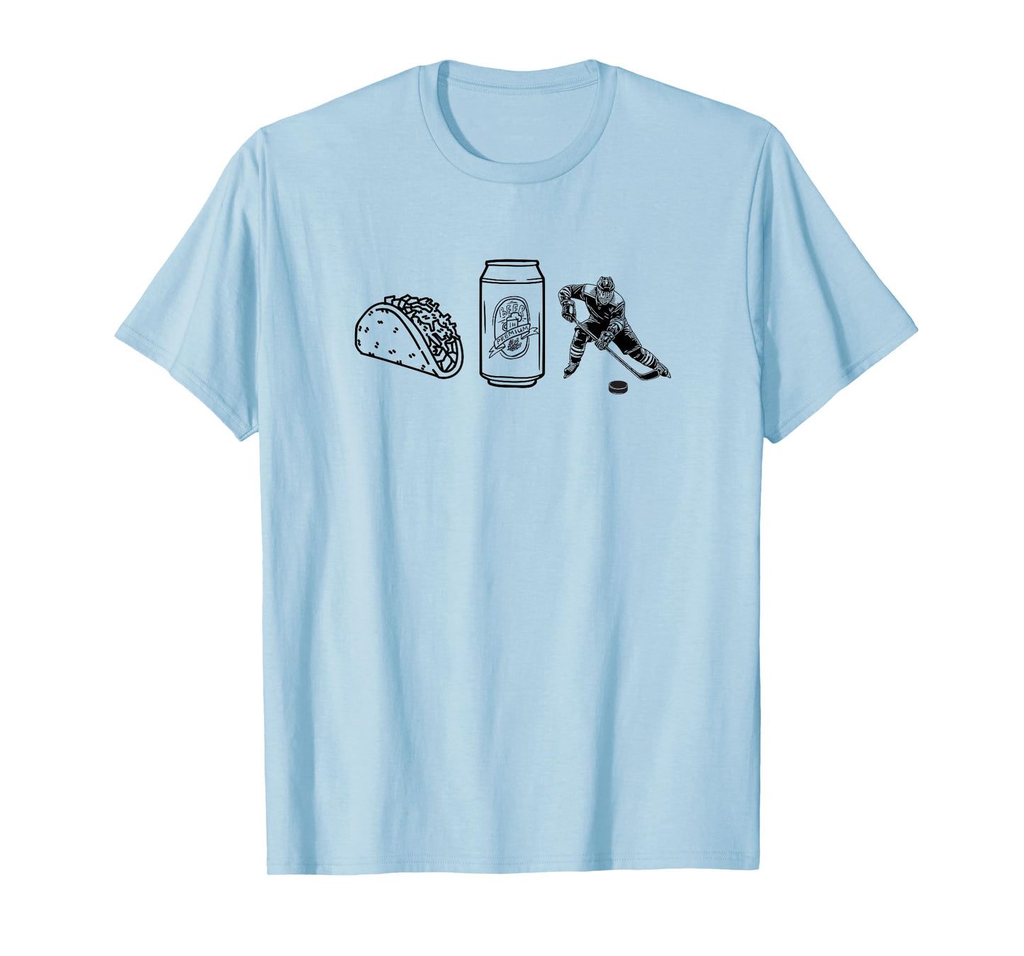 Tacos, Beer, Hockey - Things I Love. T-Shirt