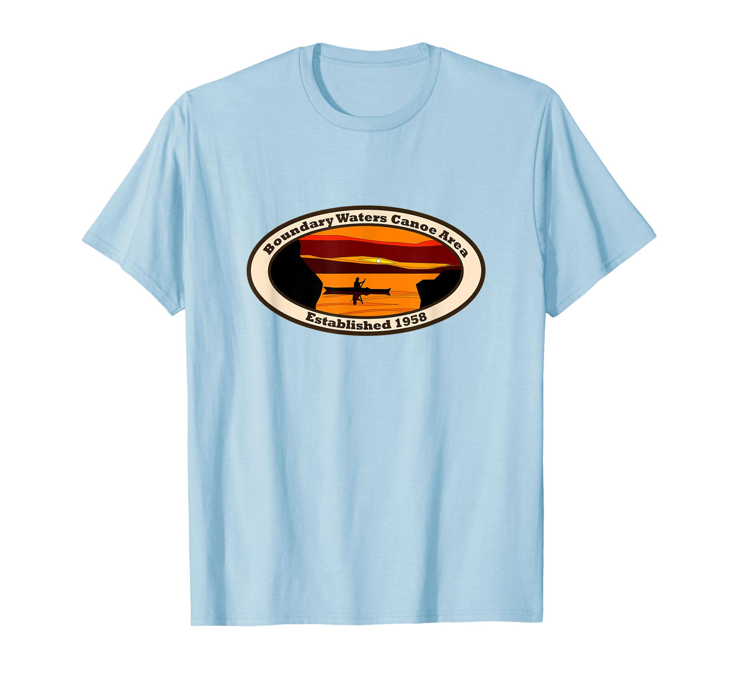 BWCA Boundary Waters Canoe Area Minnesota t-shirt