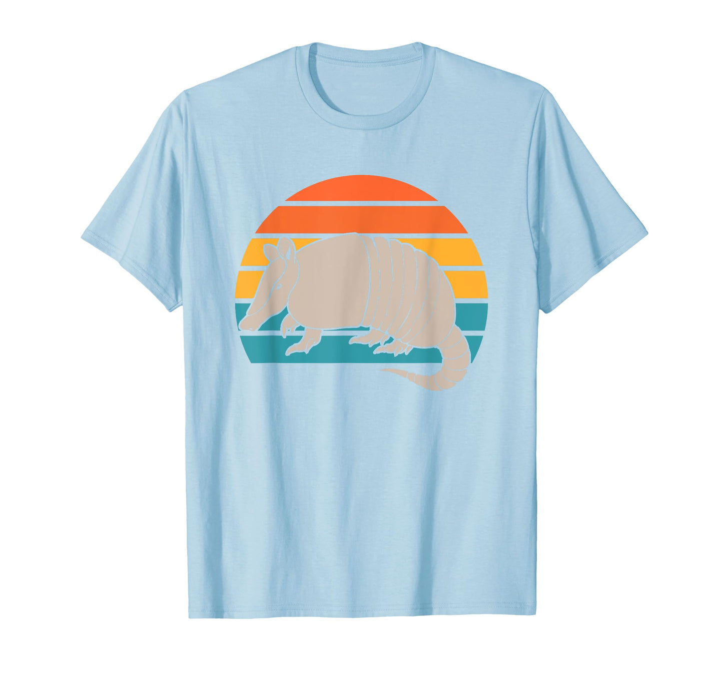 Animal Lover Outdoors Wild Nature Wildlife Retro Armadillo T-Shirt