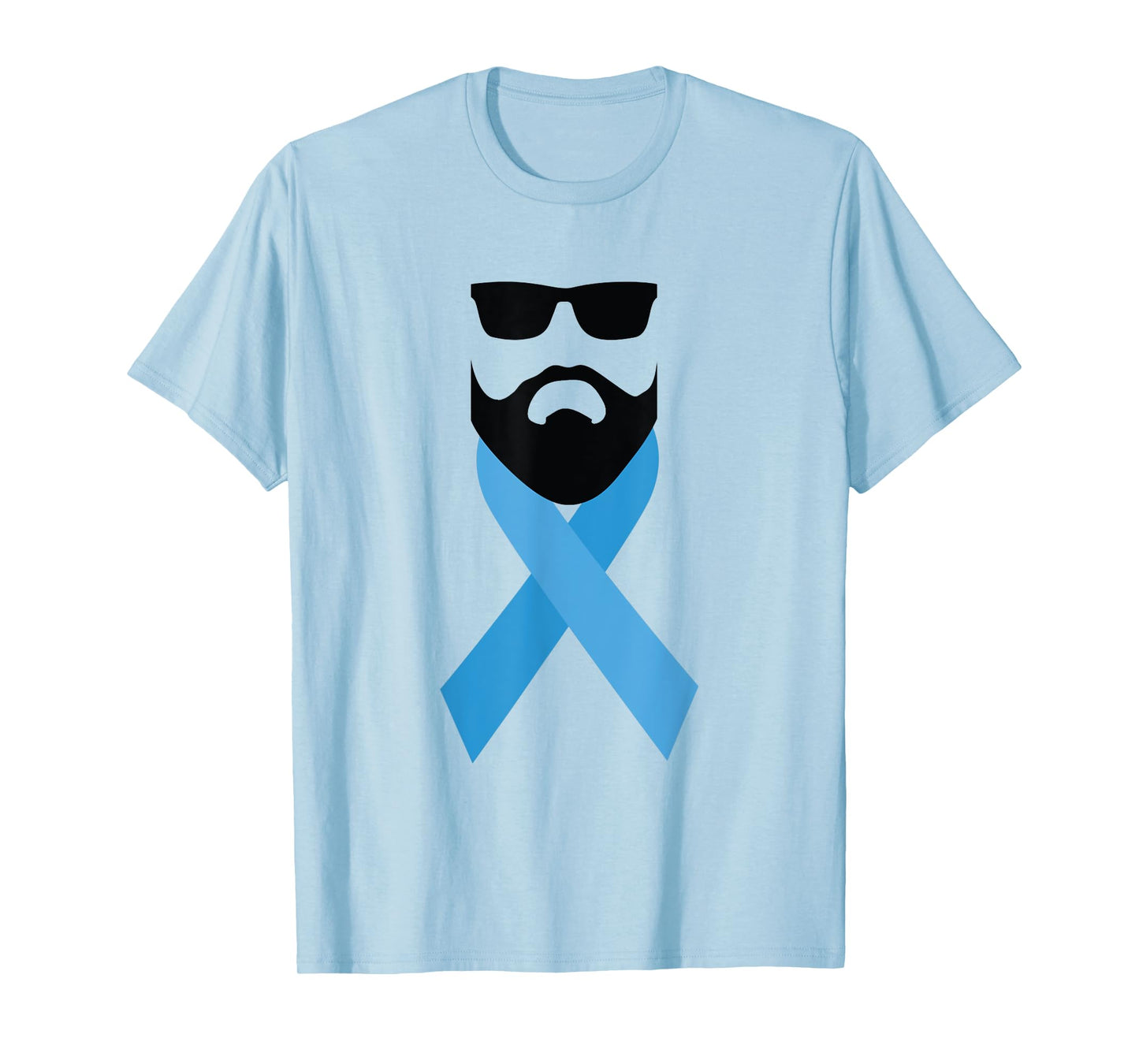 November No Shave Blue Ribbon Prostate Cancer Men, Women T-Shirt