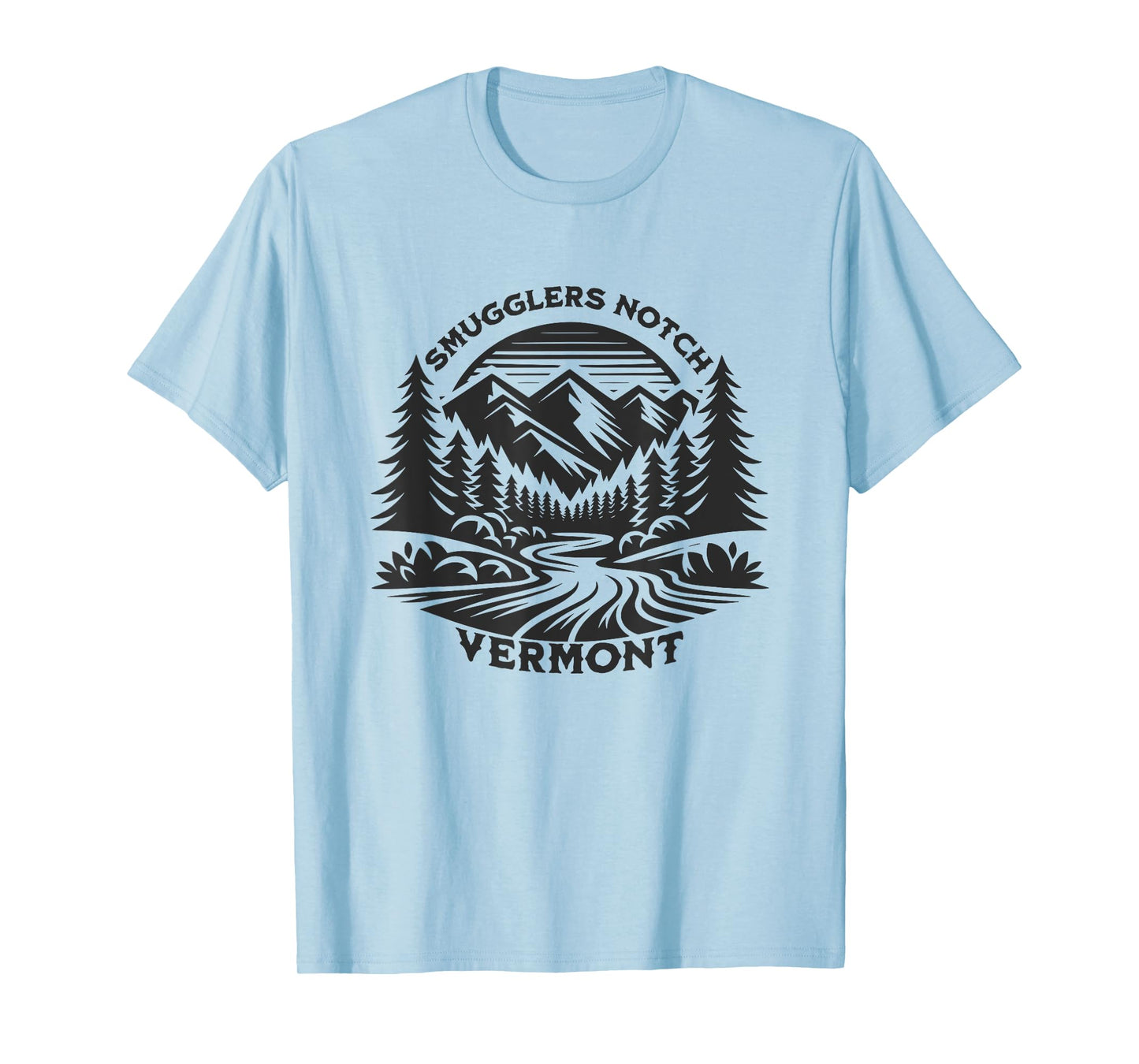Smugglers Notch Vermont Mountains T-Shirt