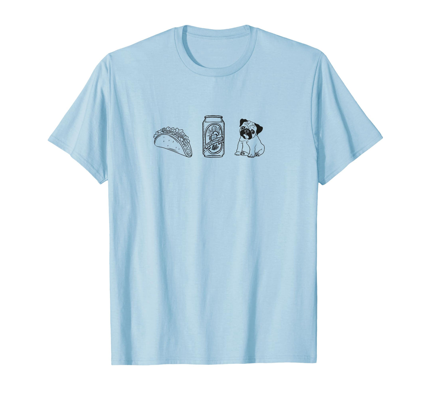 Tacos, Beer, Dog/Pet - Things I Love. Boxer T-Shirt