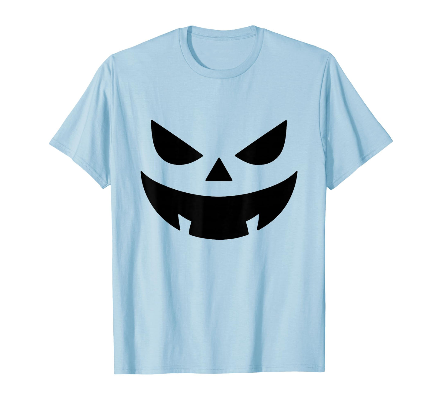 Jack O Lantern Pumpkin Face Funny Halloween Costume Cozy T-Shirt