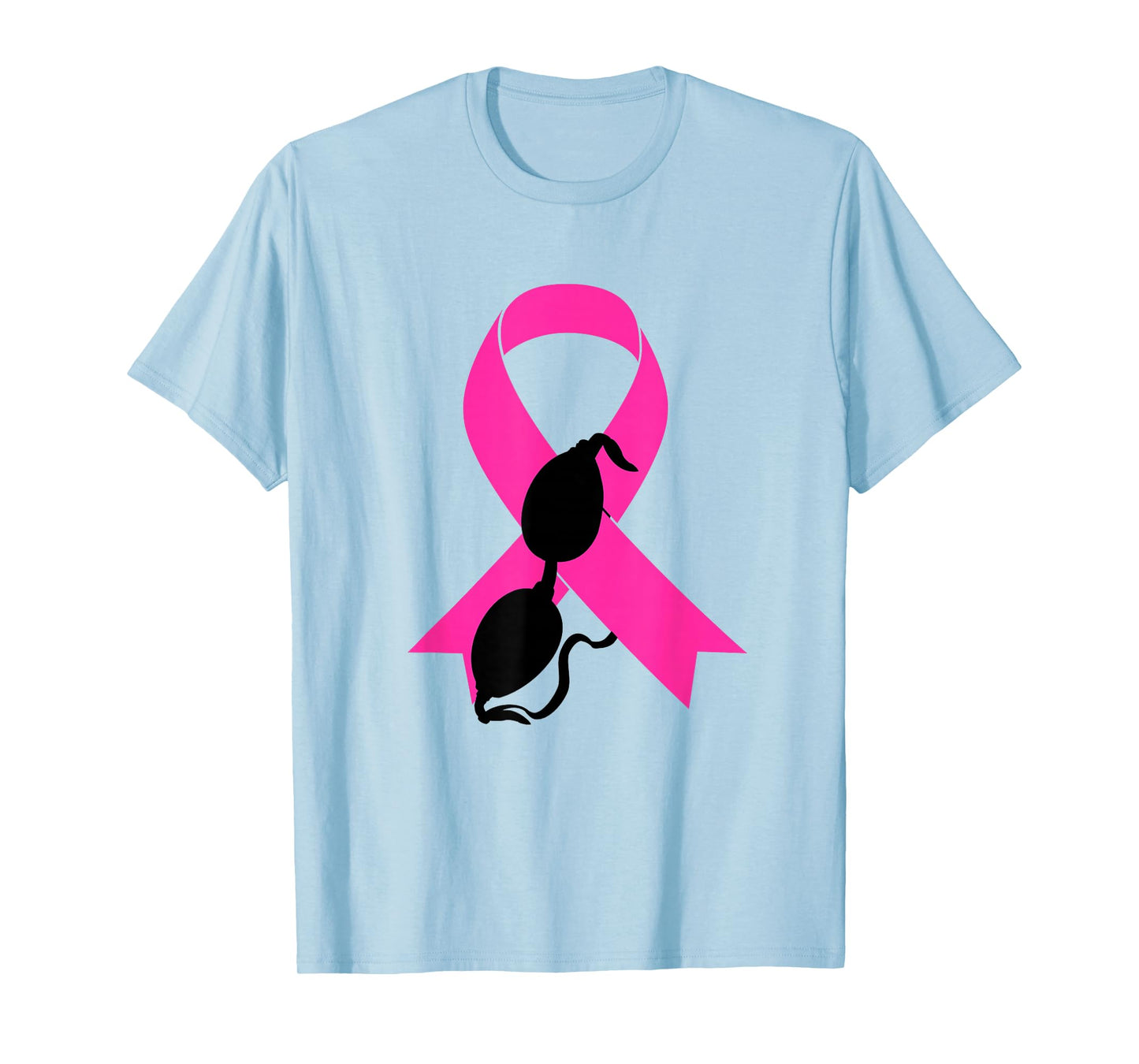 Swimming Breast Cancer Awareness Swim Goggles Pink Ribbon T-Shirt