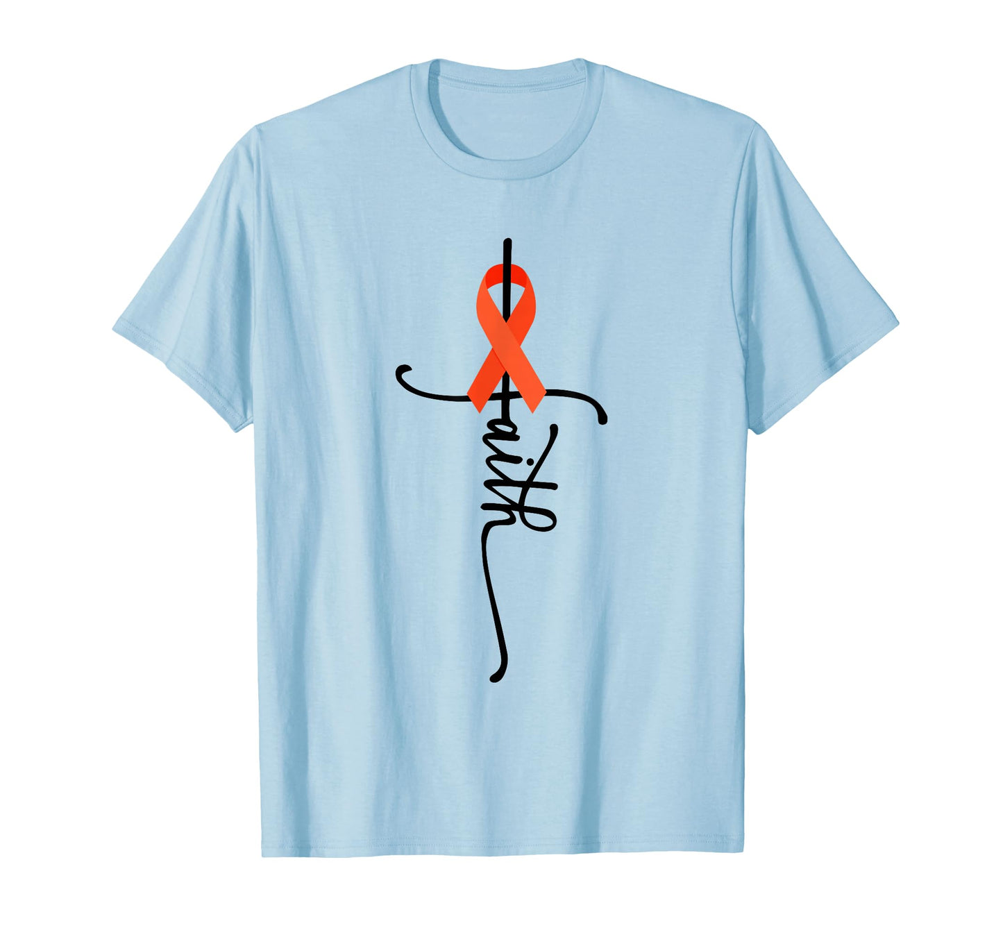 Leukemia Cancer Faith Leukemia Cancer Awareness T-Shirt