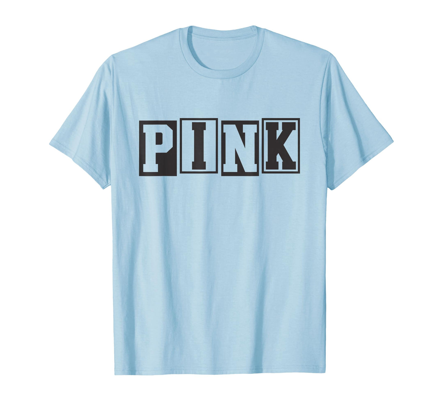 Vintage Pink Aesthetic Block Letter for Girls and Boys T-Shirt