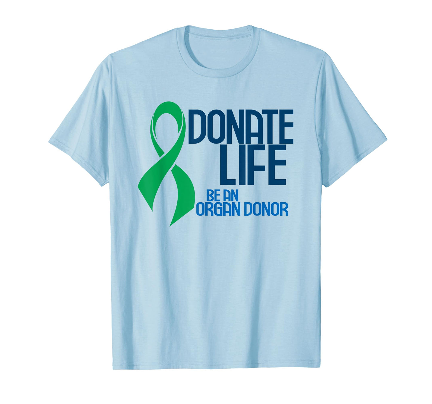 Retro Organ Donation and Green Organ Donor Awareness Ribbon T-Shirt