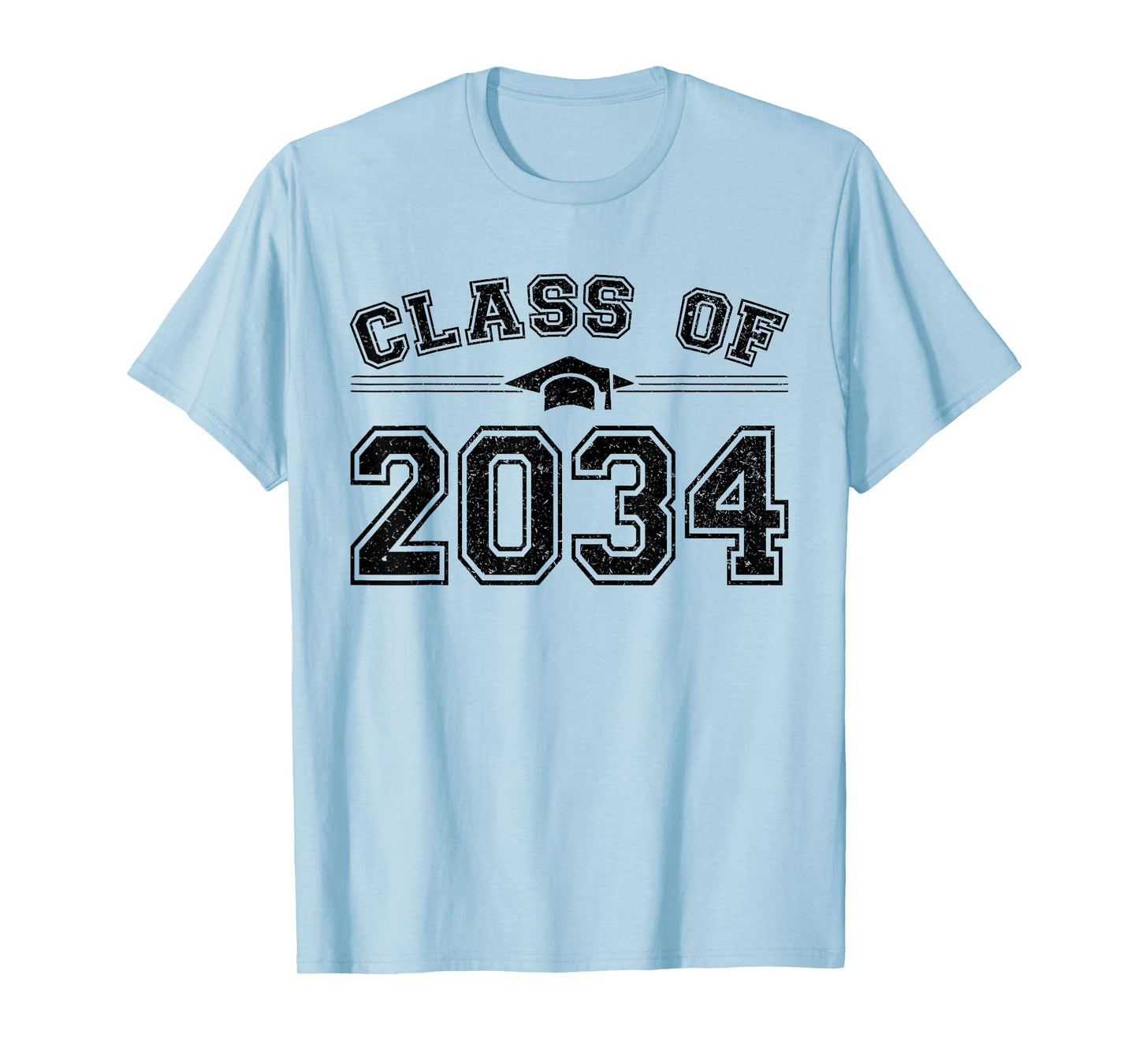 Class of 2034 Grow With Me Graduation First Day of School T-Shirt