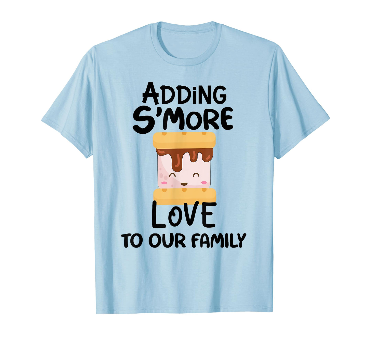 Adding Smore Love To Our Family Camping Pregnancy Announceme T-Shirt