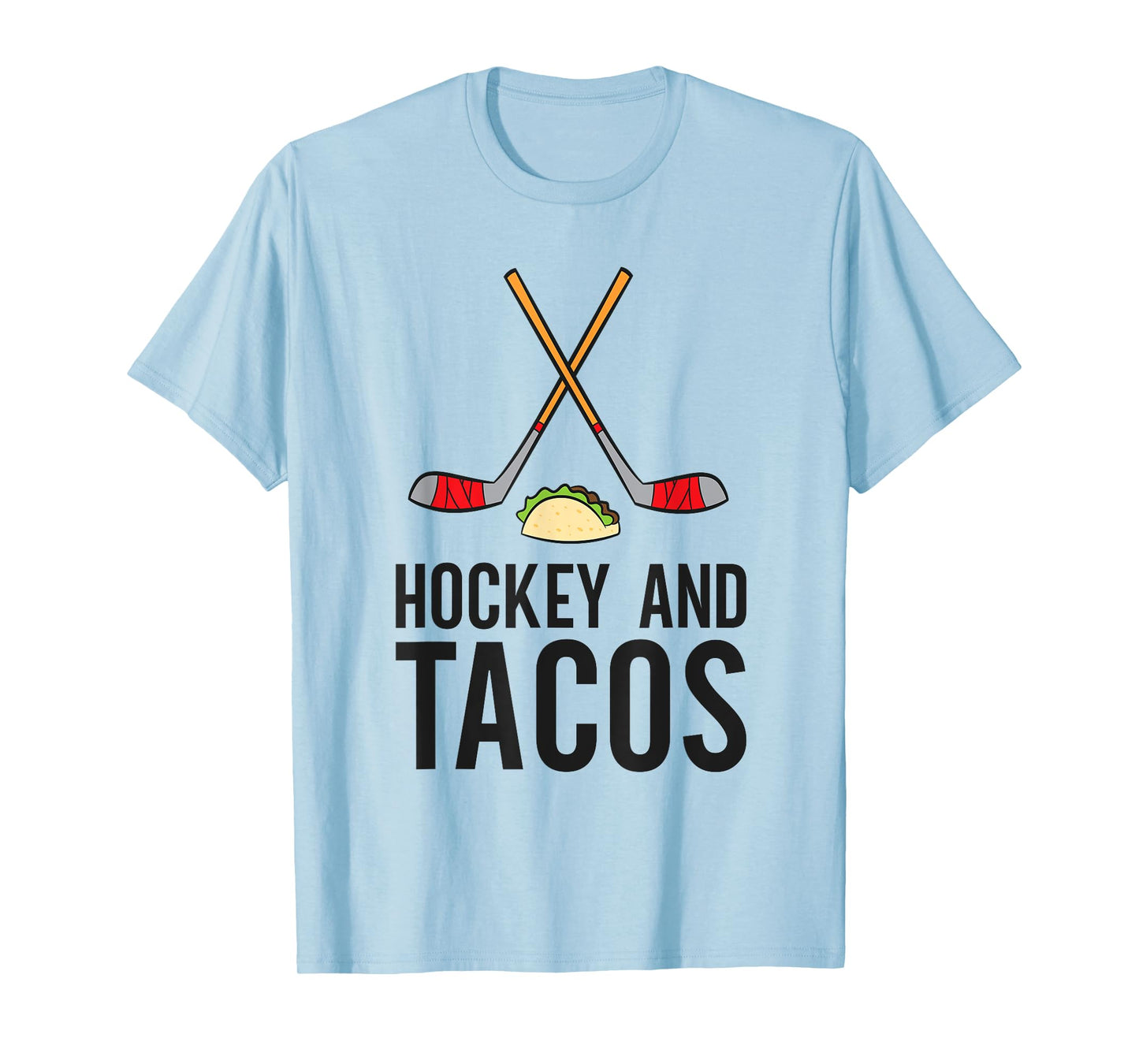 Hockey And Tacos Love Ice Hockeys T-Shirt
