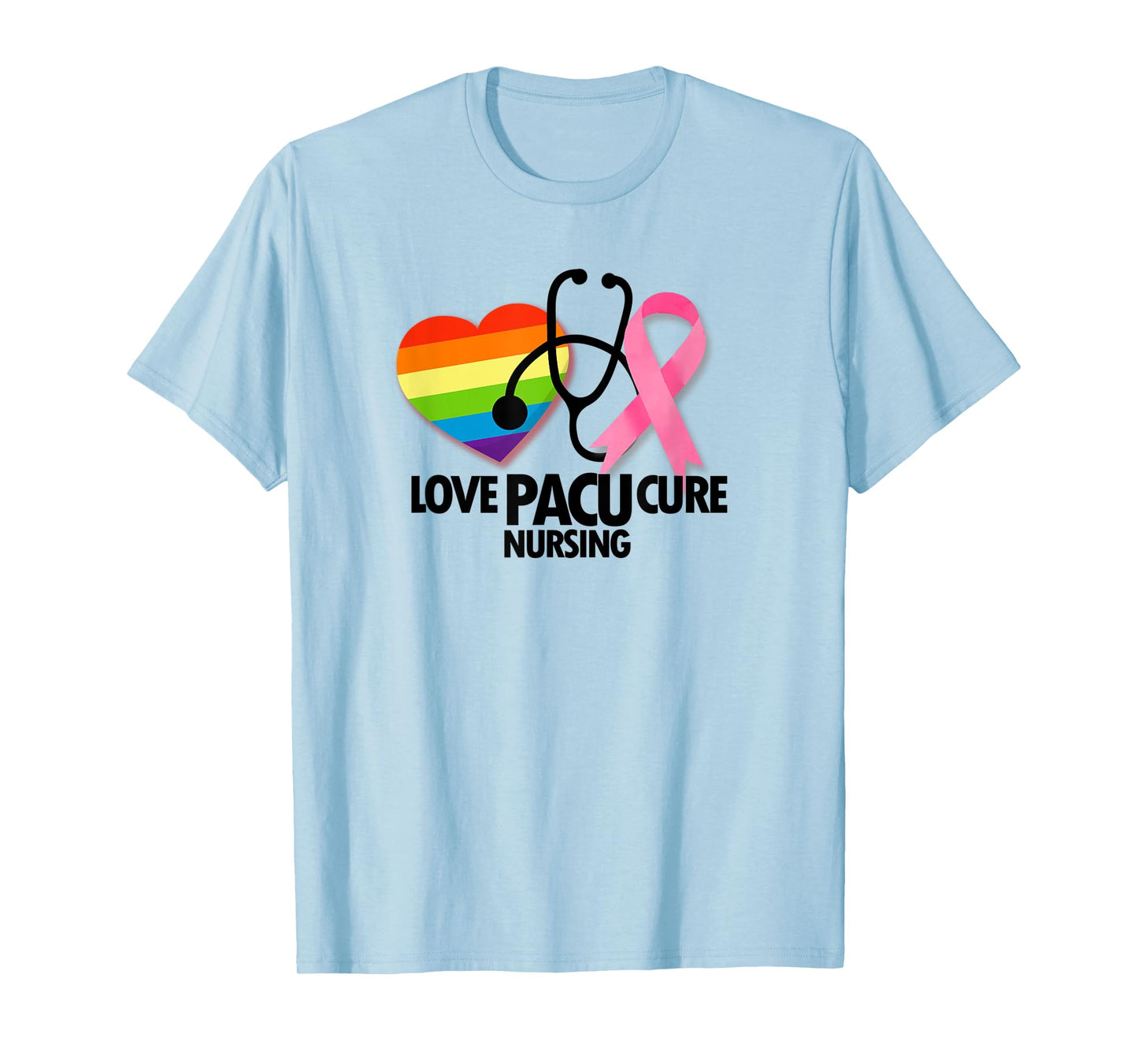 PACU Nurse RN Breast Cancer Awareness T-Shirt