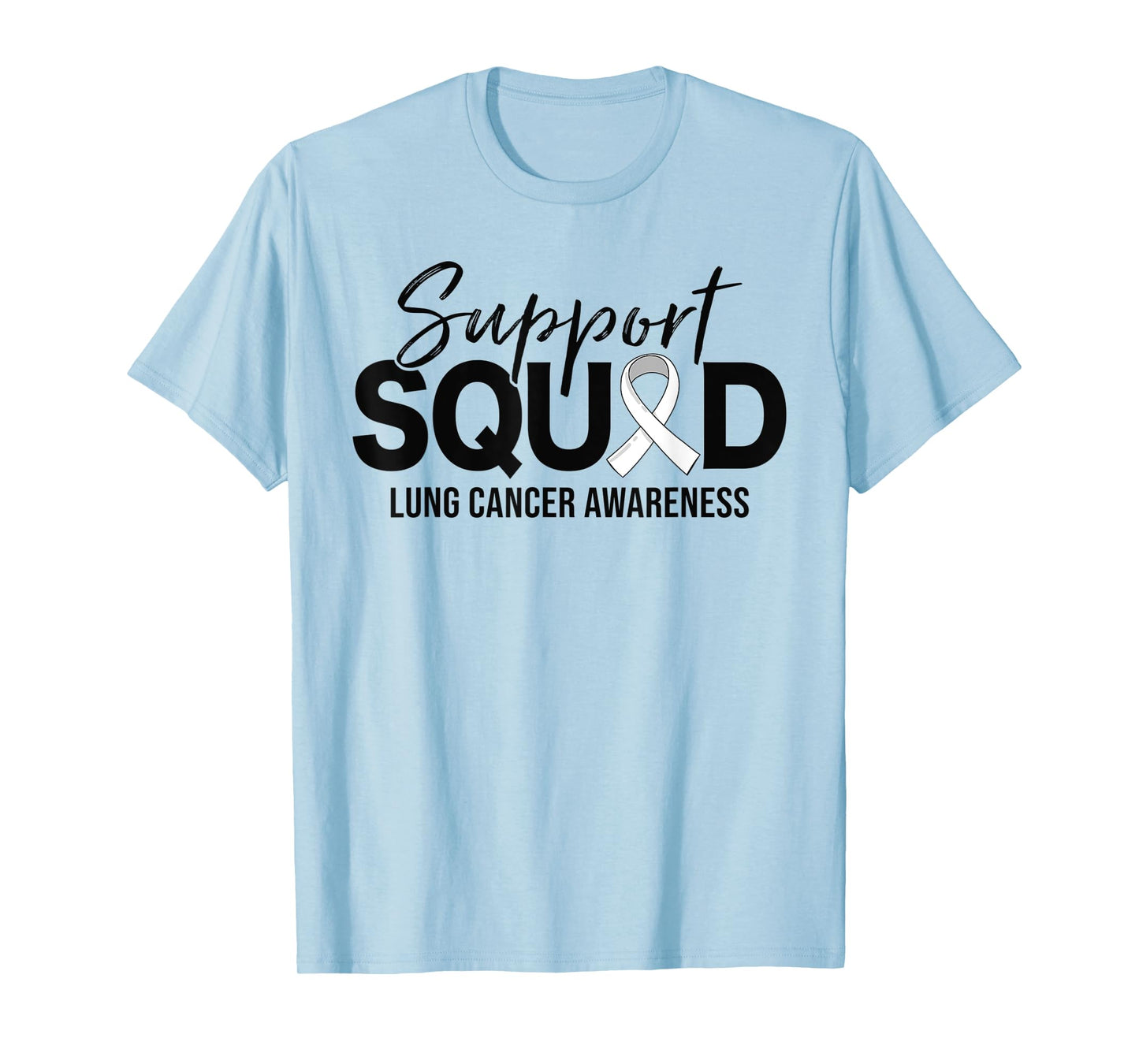 Support Squad Lung Cancer Awareness Support T-Shirt
