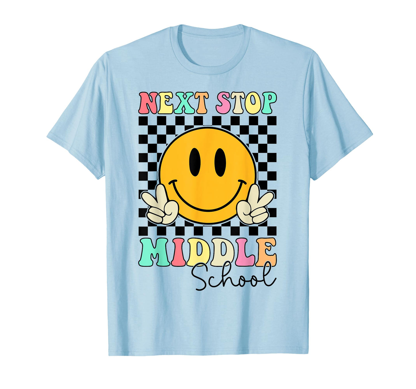 Groovy Next Stop Middle School Elementary School Graduation T-Shirt