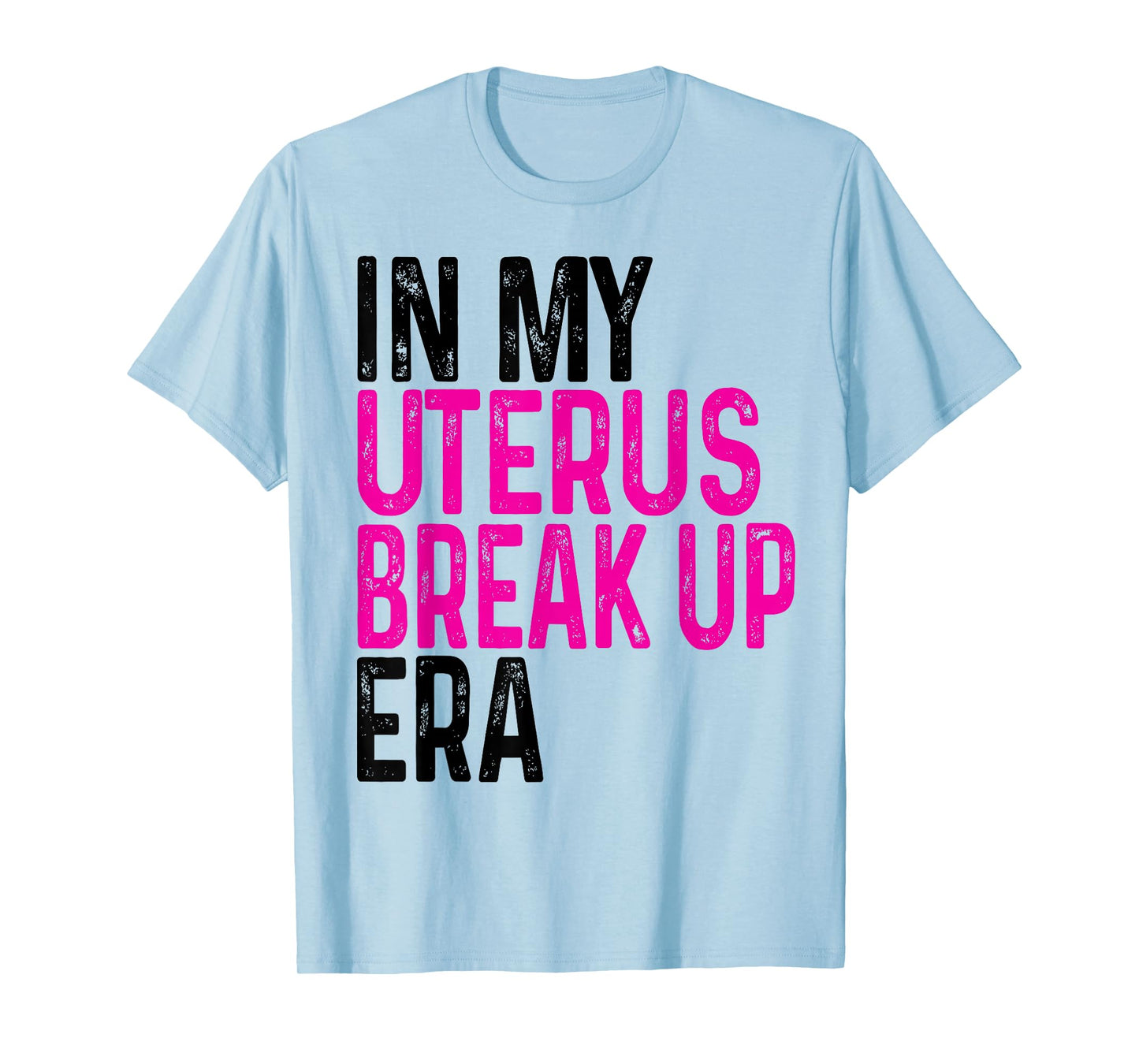 In My Uterus Break Up Era Groovy Hysterectomy Recovery T-Shirt
