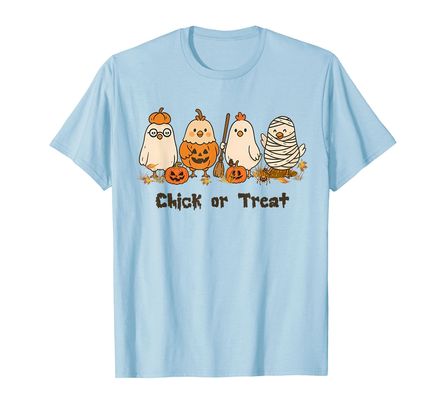 Halloween Chicken Skeleton Chick Or Treat Spooky Season T-Shirt