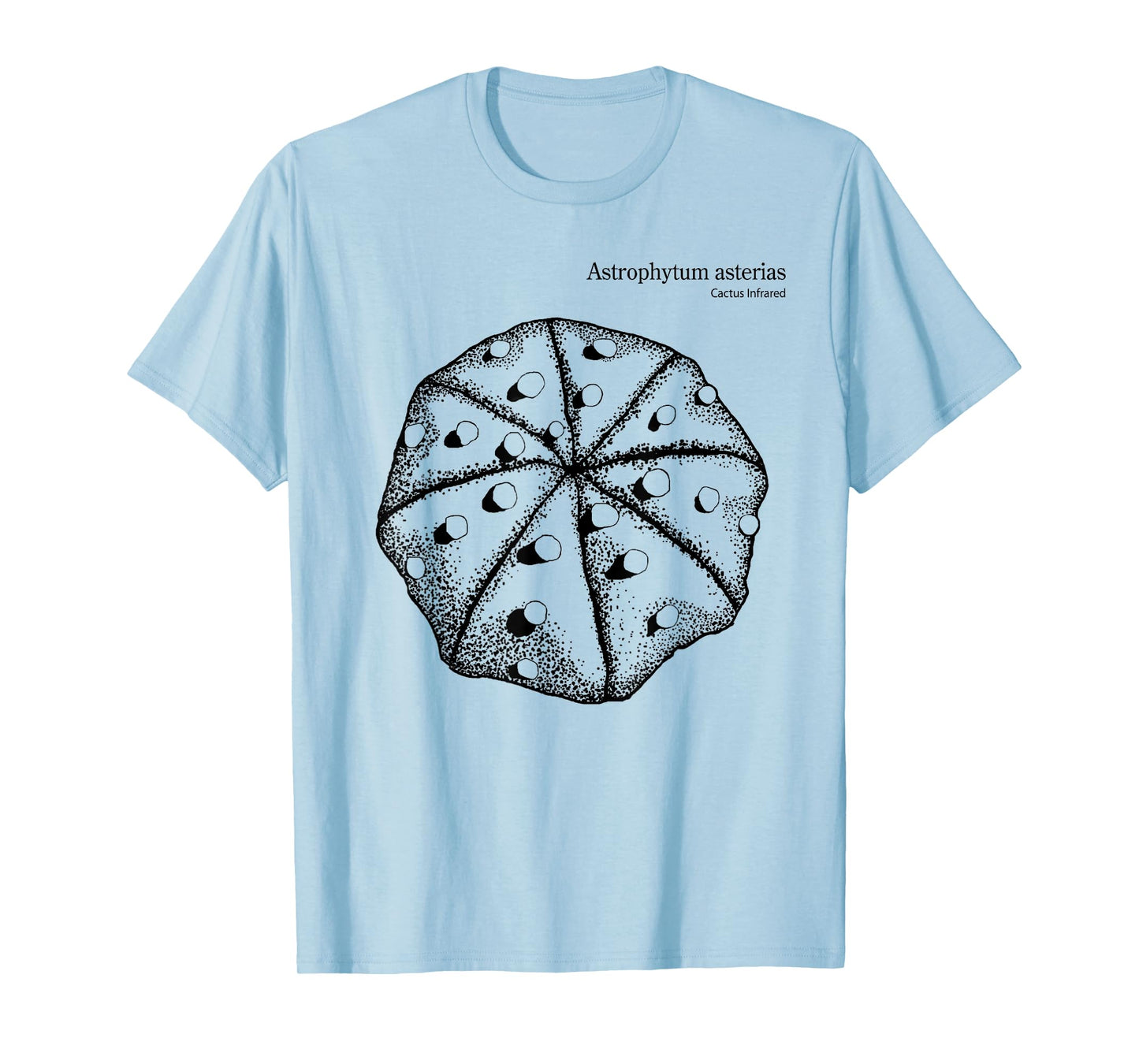 Astrophytum asterias Cactus Infrared nature lover graphic T-Shirt