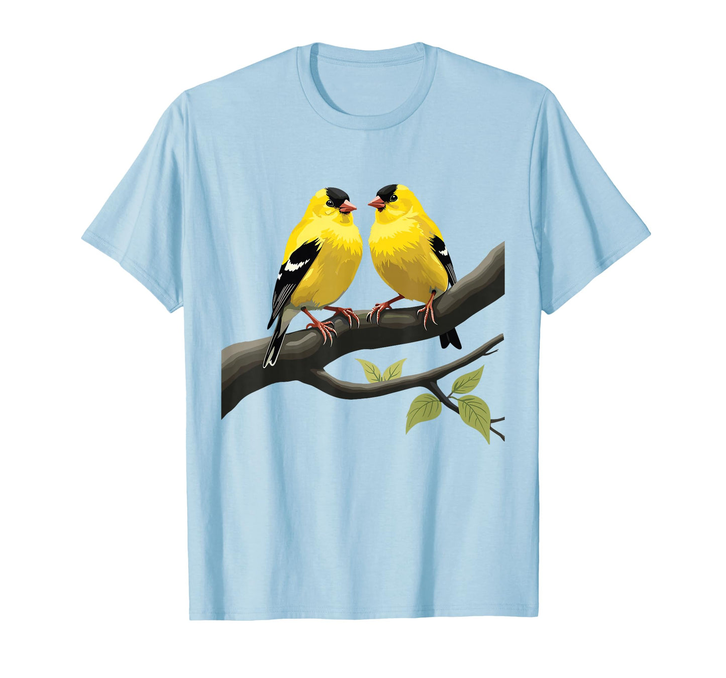 Goldfinch Birds Perched, American Goldfinch T-Shirt